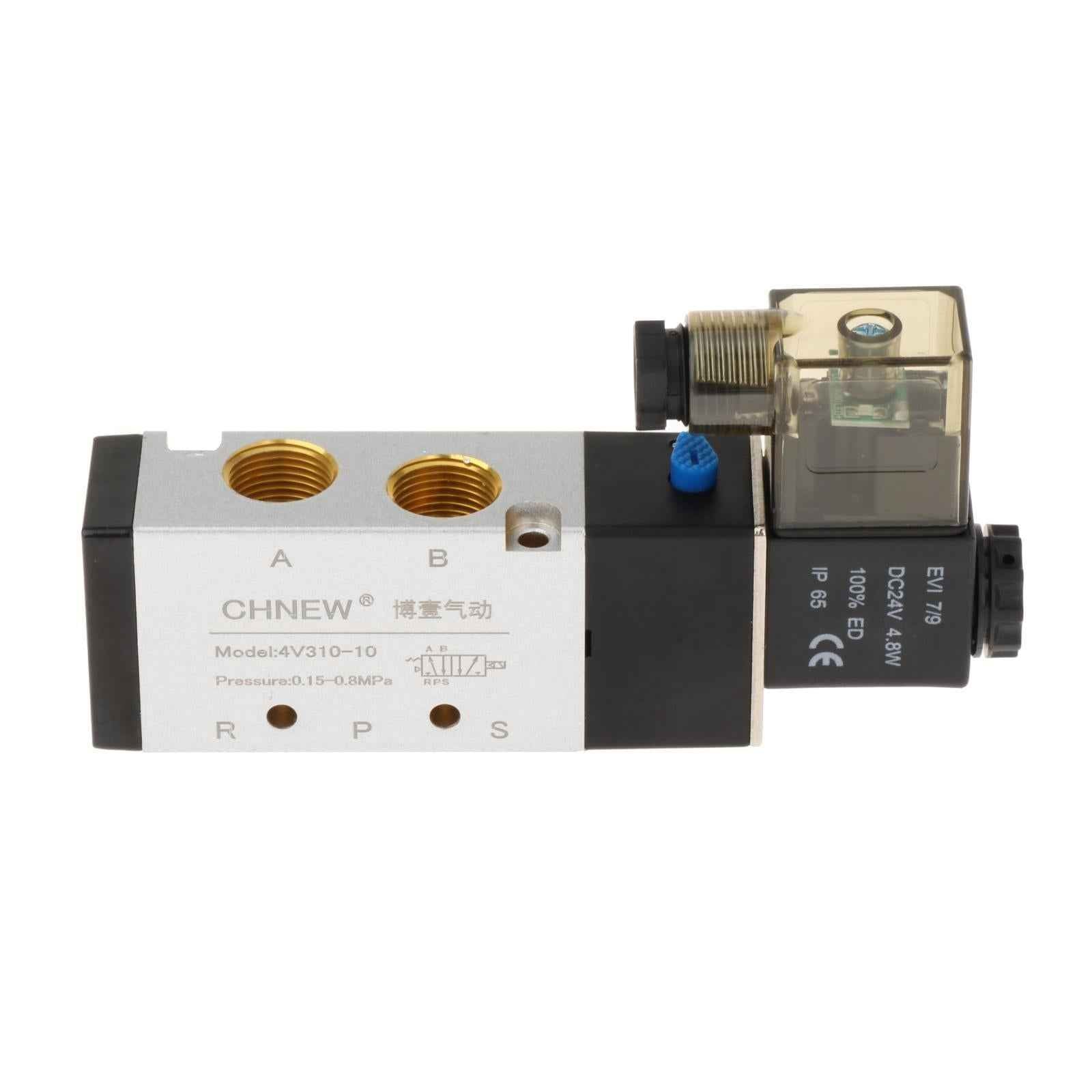 Pneumatic Solenoid Valve IP65 Repair Parts Metal Electric Solenoid Air Valve DC24V