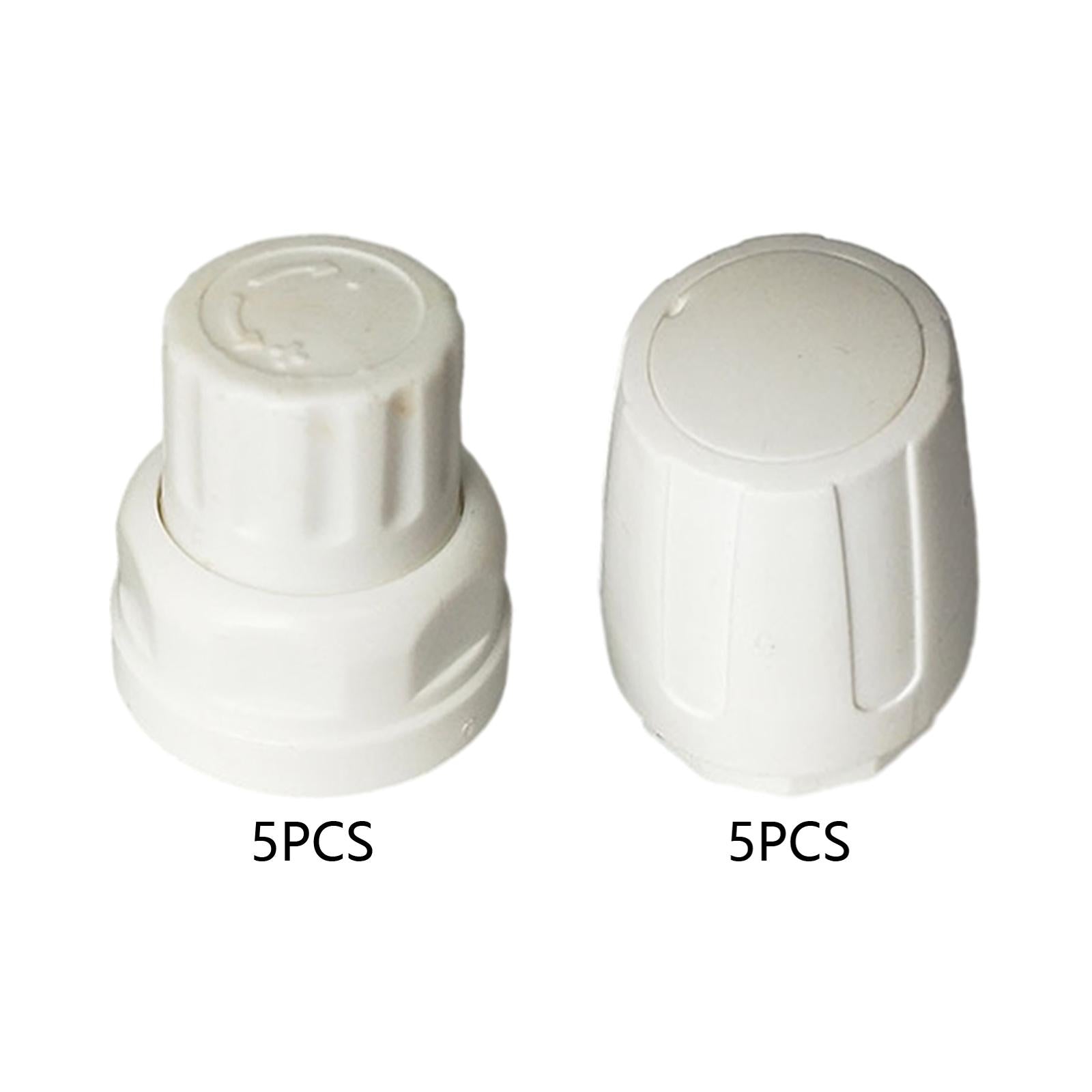 2x5 Pieces Radiator Valve Caps Replacement Professional Spare Parts for Adults Short style