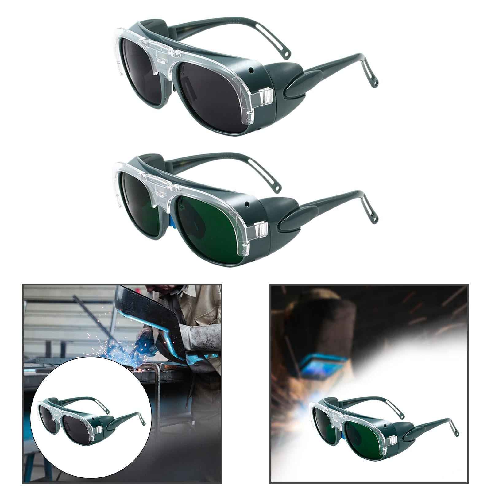 Welder Glasses Welder Protective Gear Welding Glasses for Torching Soldering Black Len