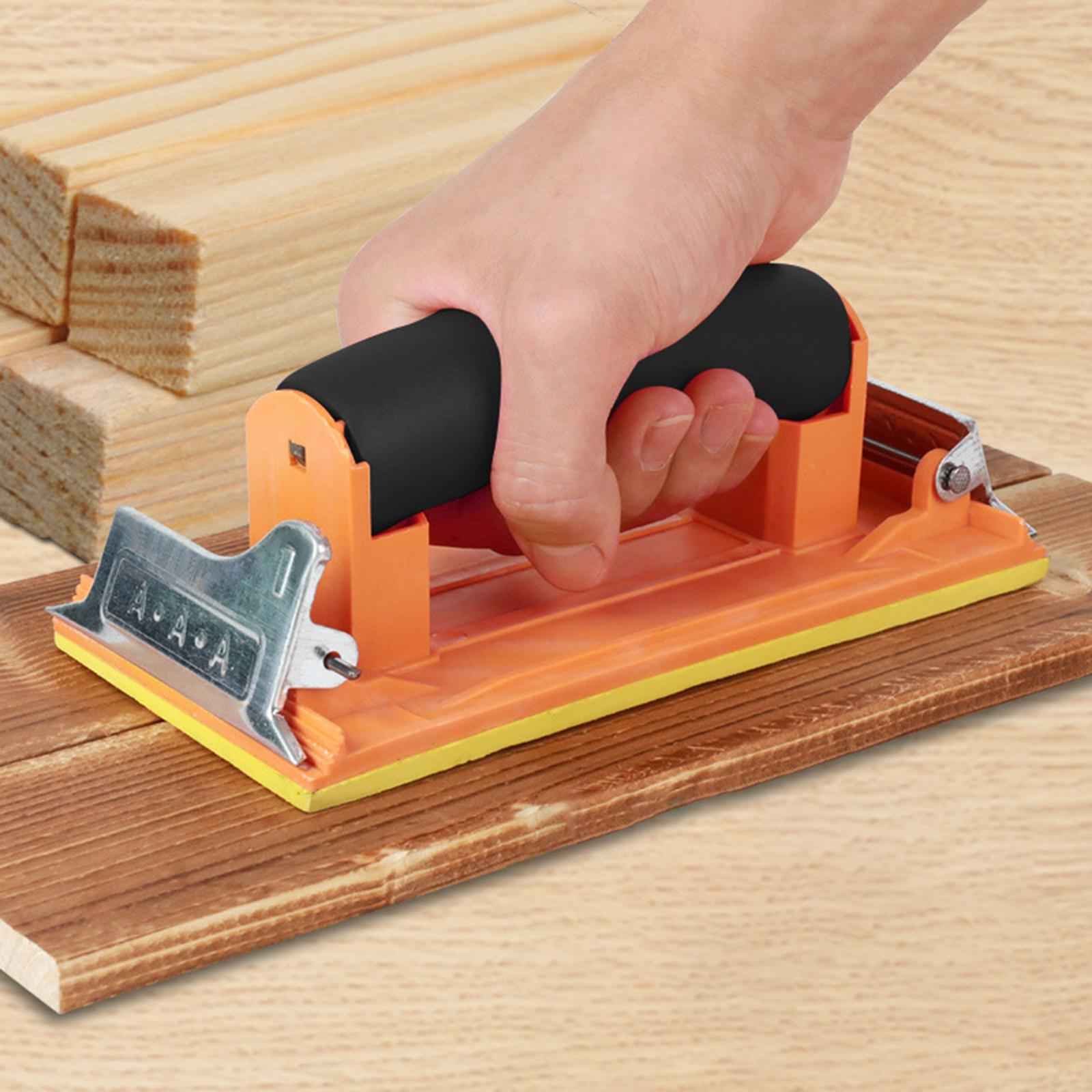 Hand Sander with Handle Floor Glass Metal Sanding Ergonomic Sandpaper Holder