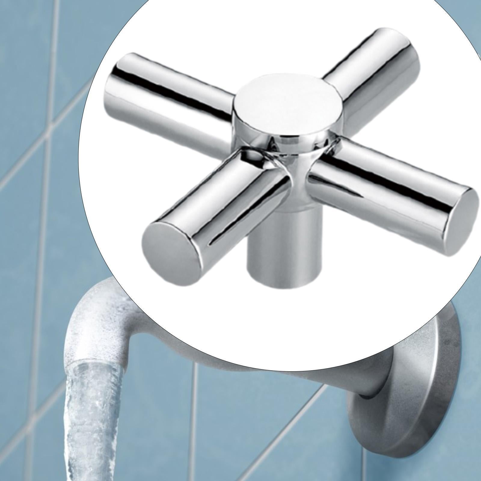 2xFaucet Handle Replaces Universal Faucet Knob for Bathtub Bathroom Shower