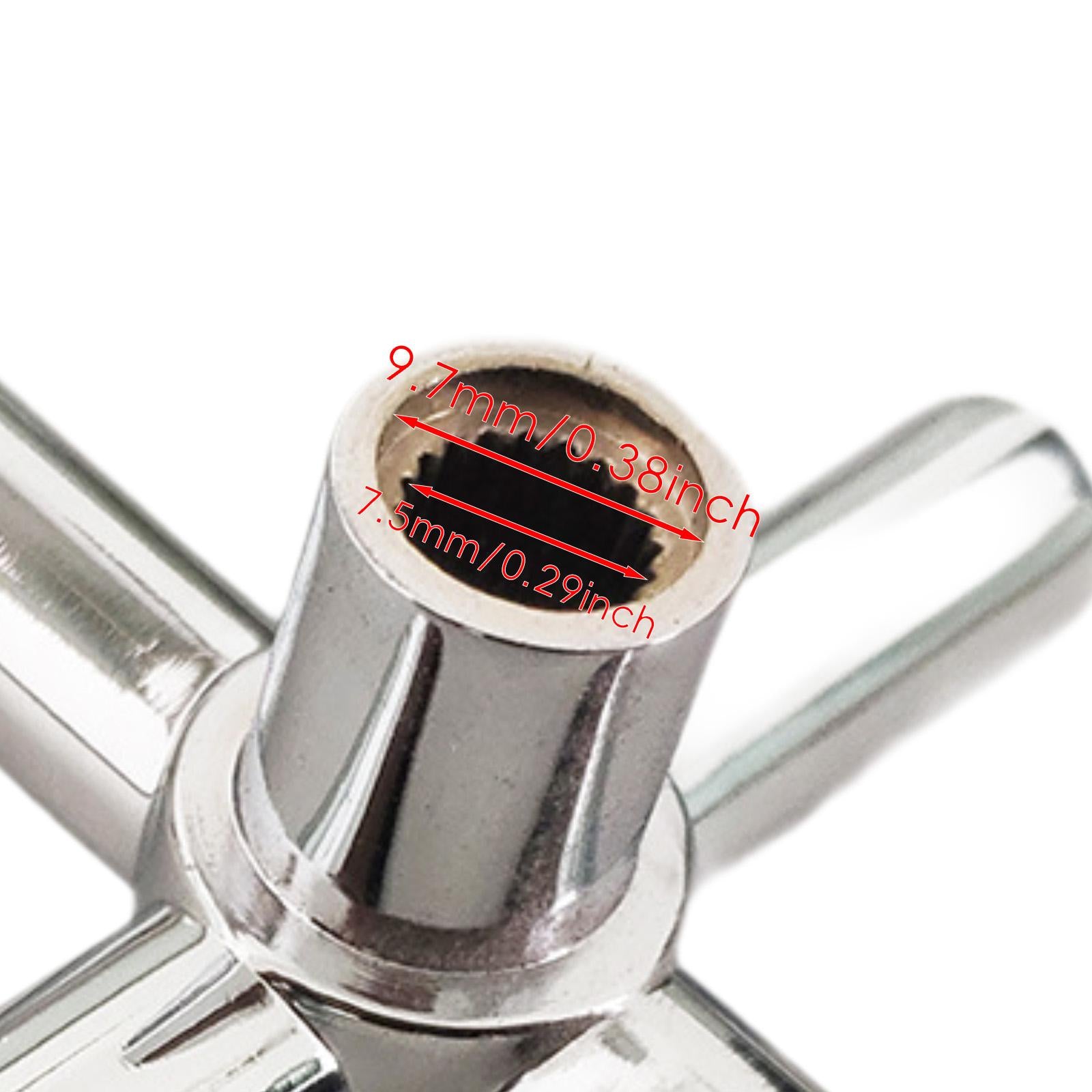 2xFaucet Handle Replaces Universal Faucet Knob for Bathtub Bathroom Shower