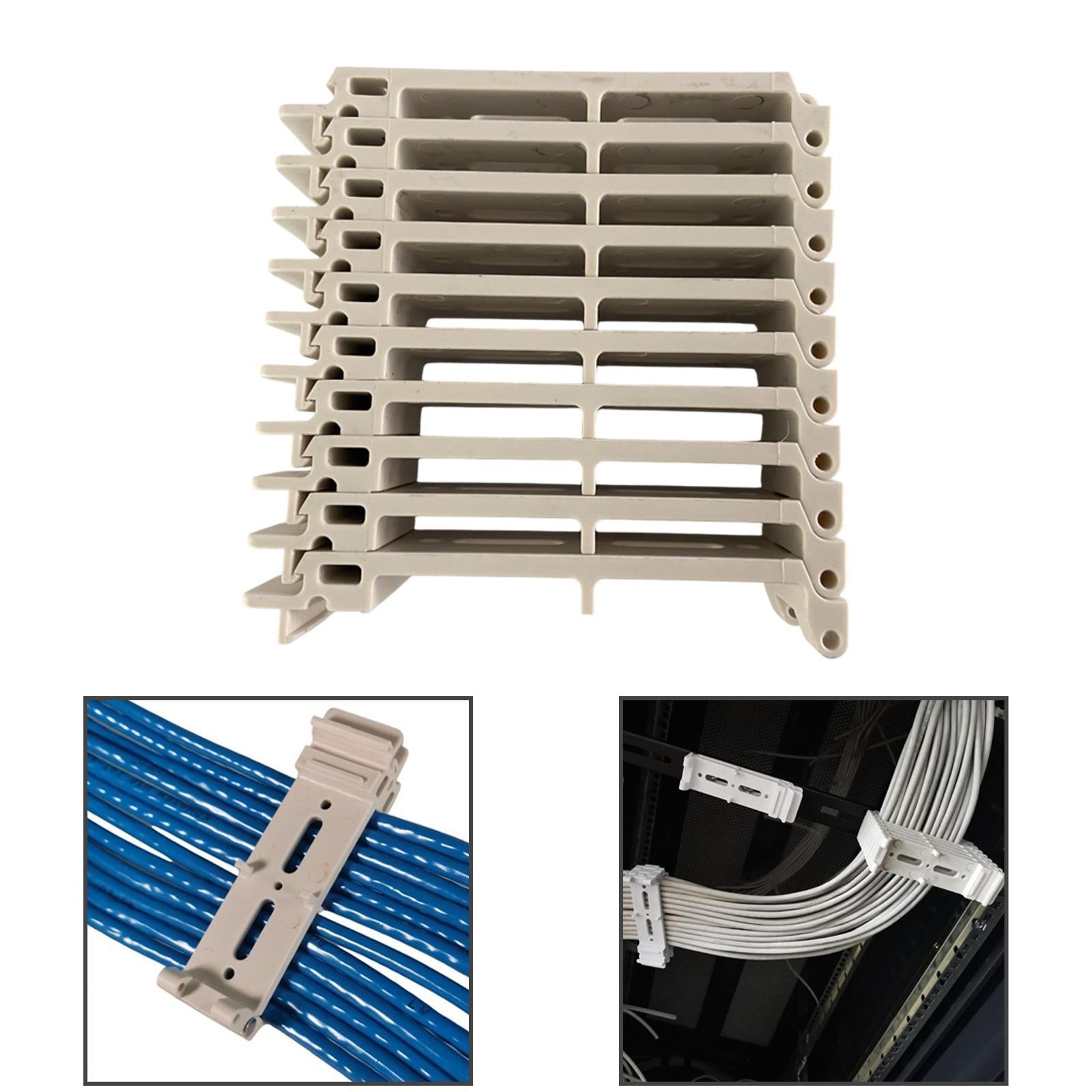 Desktop Cable Organizer Mounting Hardware Easy to Use Desk Wire Channel