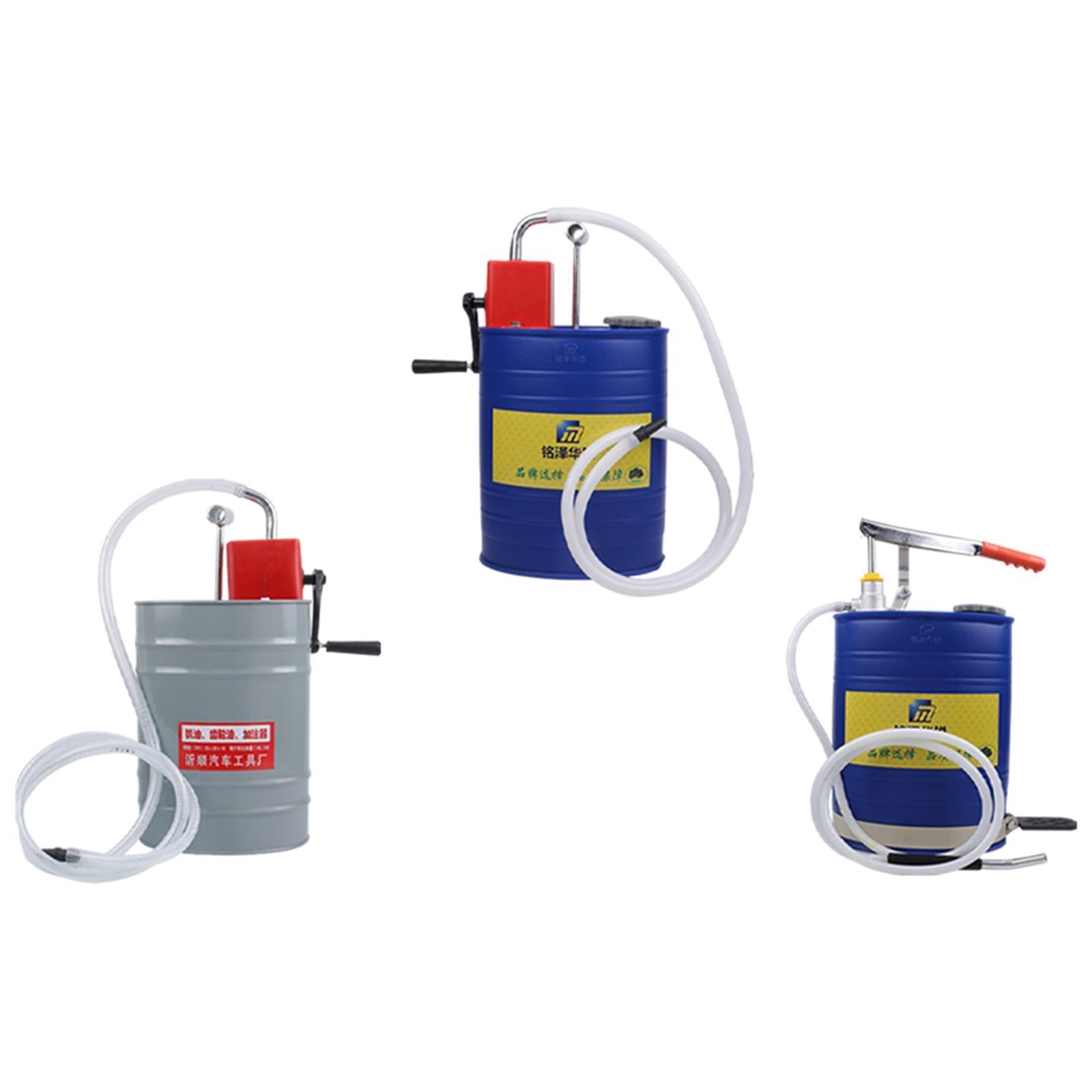 Transmission Oil Filling Pump Easy to Use Oil System Tool Oil Filling Barrel A Gray