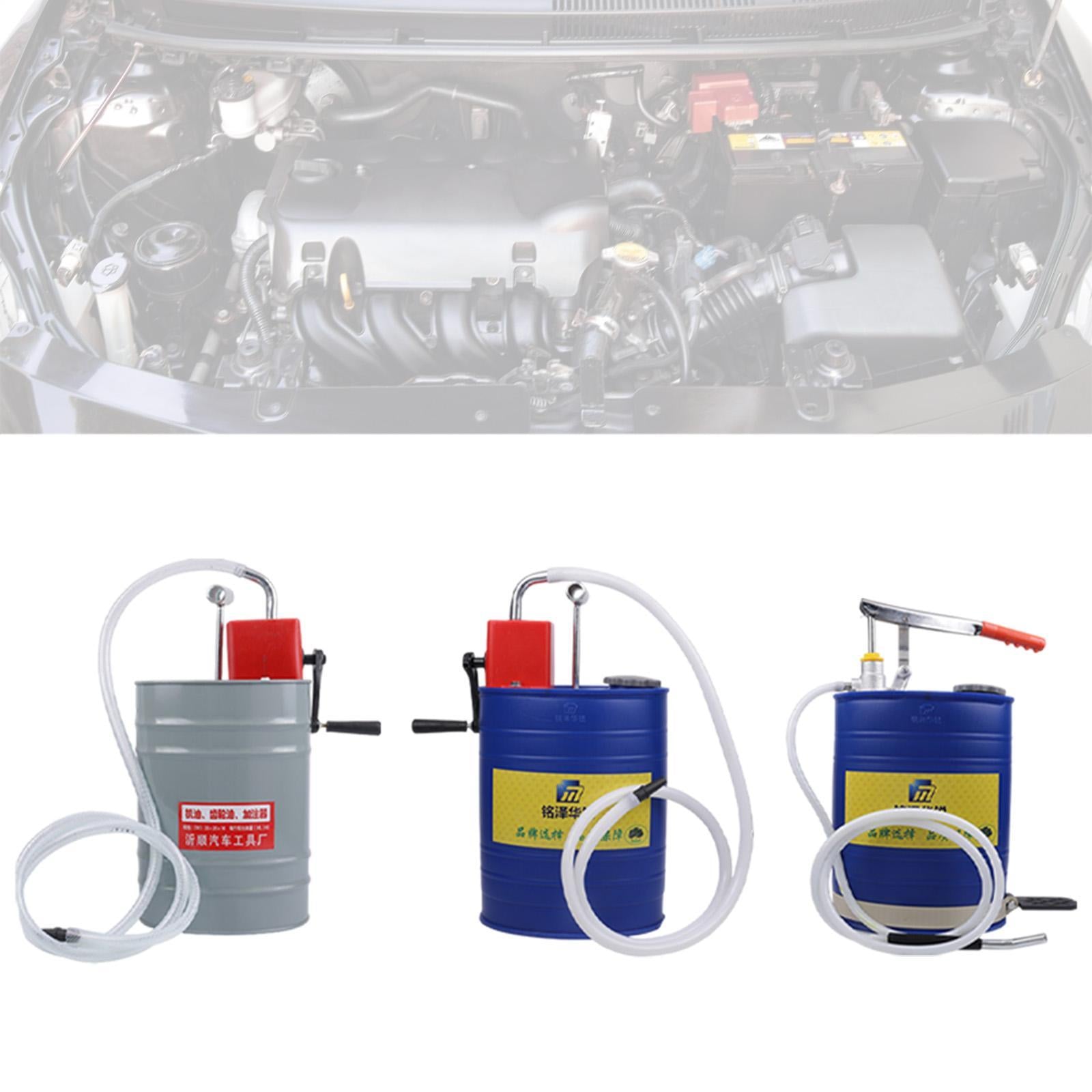 Transmission Oil Filling Pump Easy to Use Oil System Tool Oil Filling Barrel A Gray
