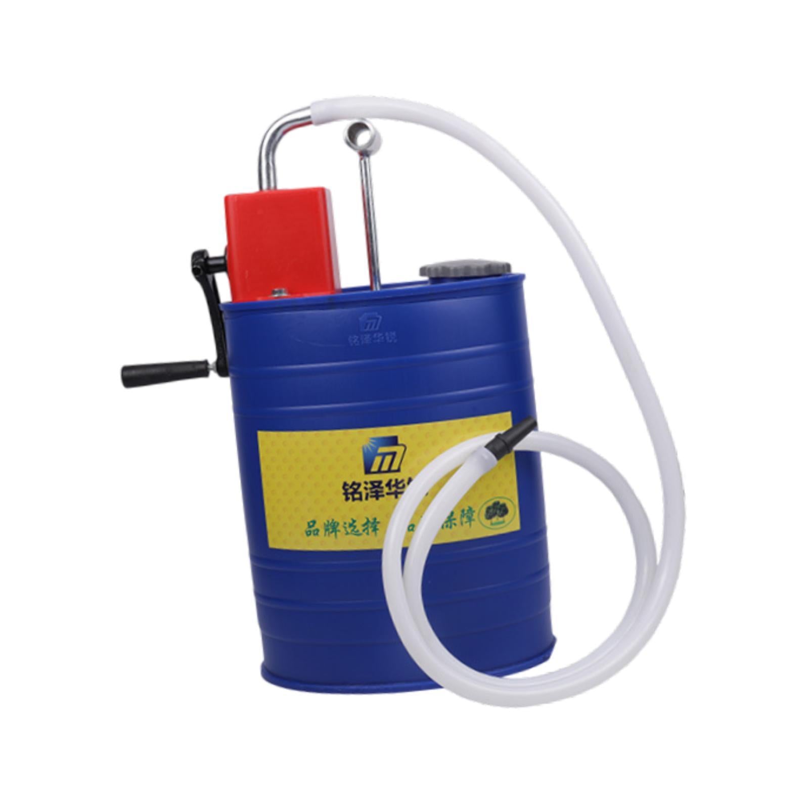 Transmission Oil Filling Pump Easy to Use Oil System Tool Oil Filling Barrel A Blue