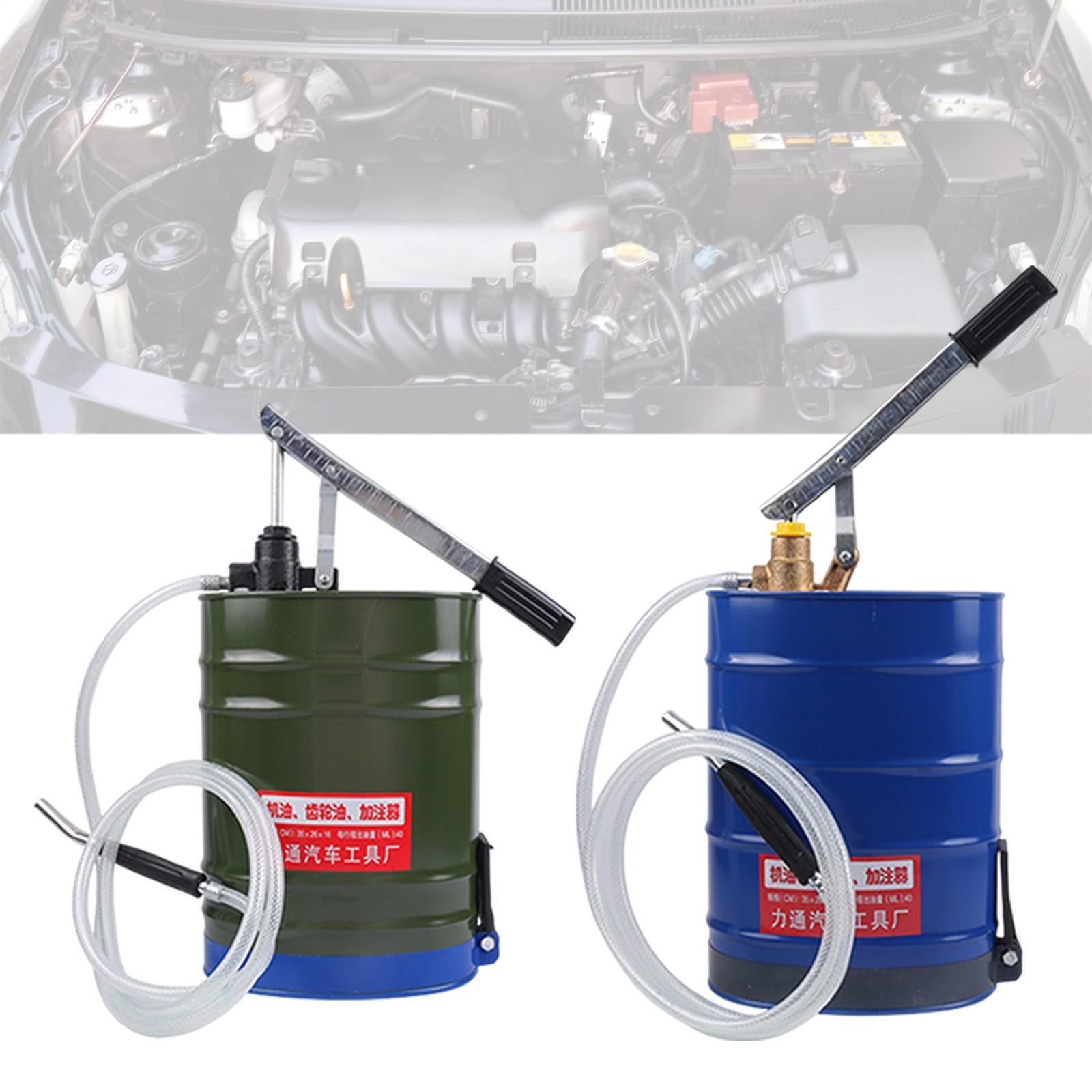 Pump Oiler 6.5 ft Oil Outlet Pipe Automobile Supplies 10L Gearbox Oil Filler Blue