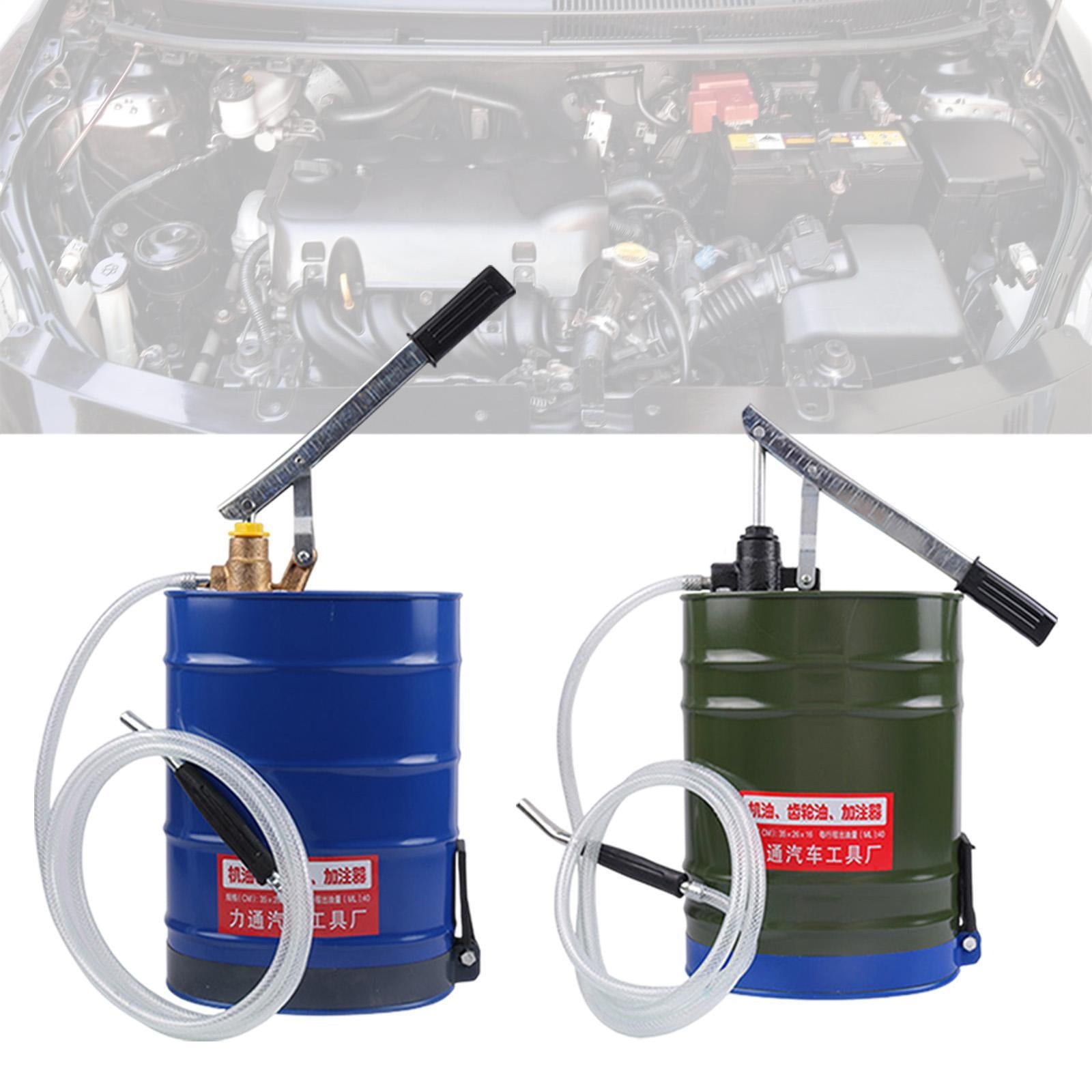 Pump Oiler 6.5 ft Oil Outlet Pipe Automobile Supplies 10L Gearbox Oil Filler Blue