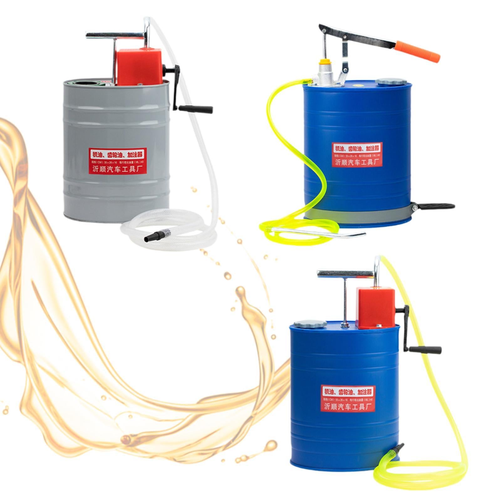 Hand Crank Oil Filling Barrel 10L Gear Oil Dispenser for Automotive Supplies A