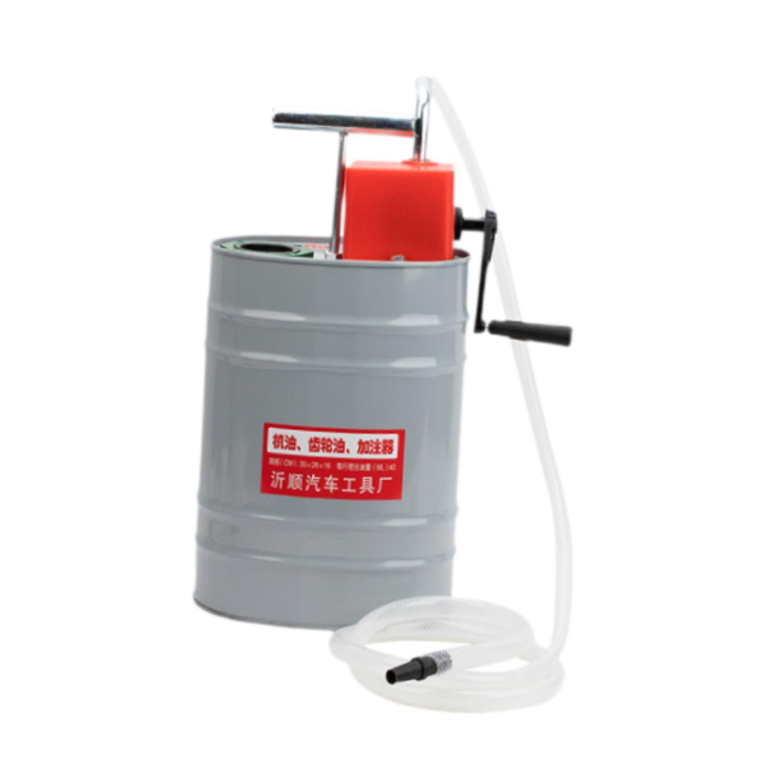 Hand Crank Oil Filling Barrel 10L Gear Oil Dispenser for Automotive Supplies A
