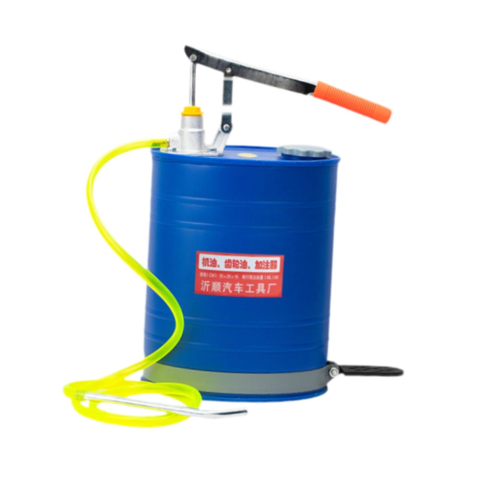 Hand Crank Oil Filling Barrel 10L Gear Oil Dispenser for Automotive Supplies B