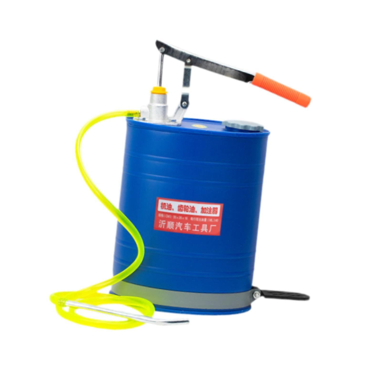 Hand Crank Oil Filling Barrel 10L Gear Oil Dispenser for Automotive Supplies B