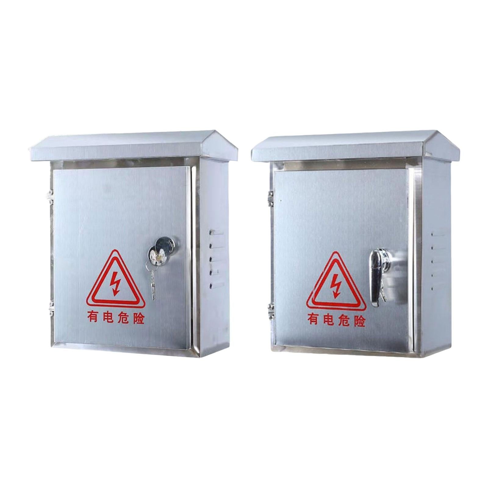 Outdoor Electrical Box Practical Versatile Dustproof Waterproof Junction Box Round Lock