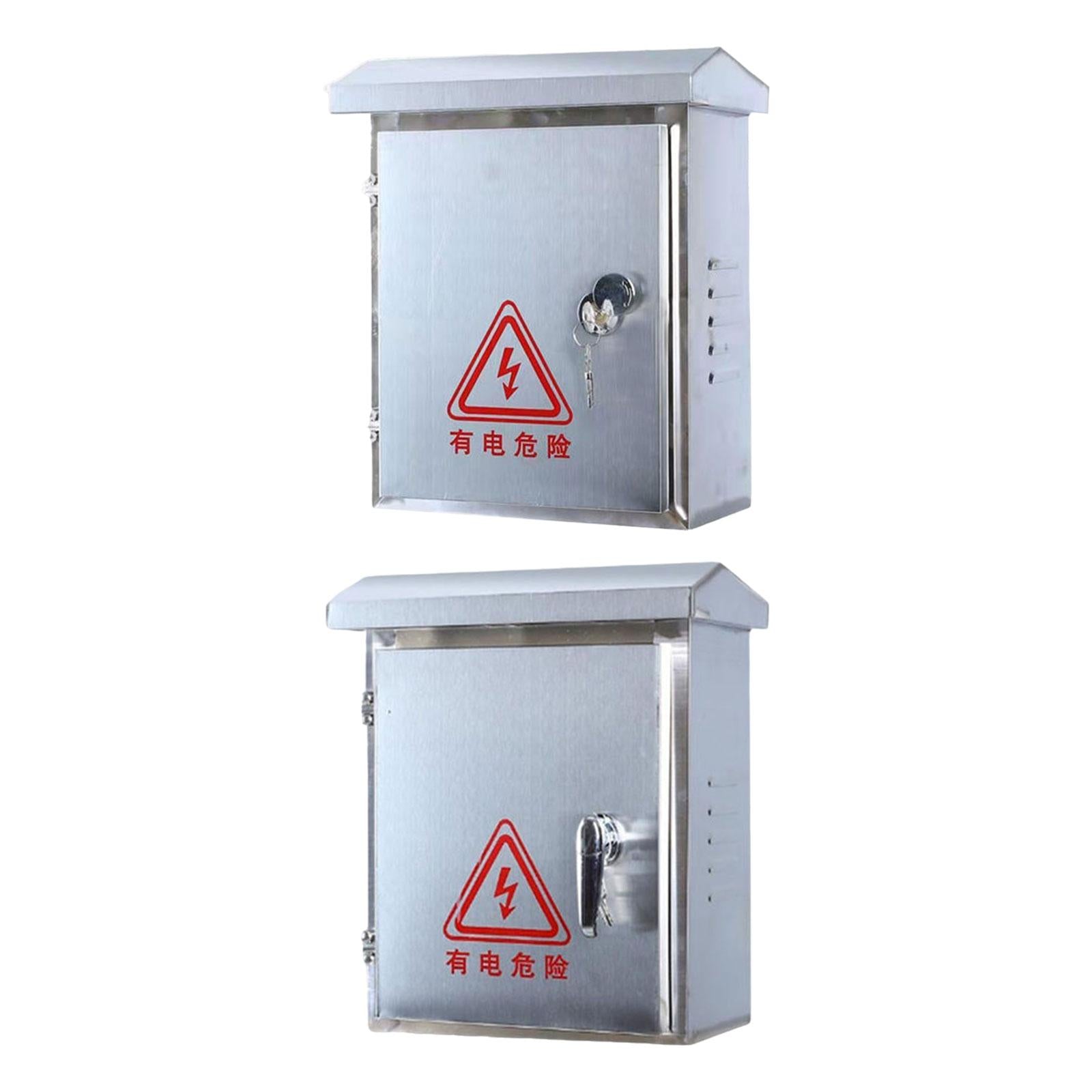 Outdoor Electrical Box Practical Versatile Dustproof Waterproof Junction Box Round Lock