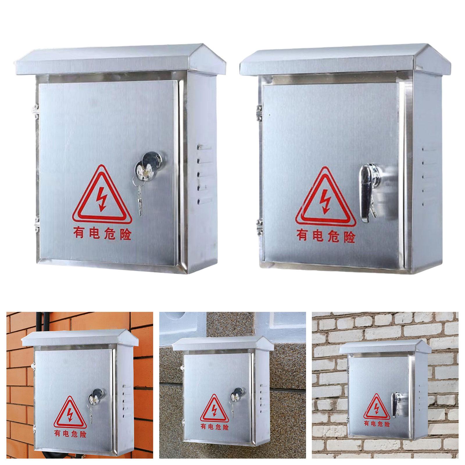 Outdoor Electrical Box Practical Versatile Dustproof Waterproof Junction Box Round Lock