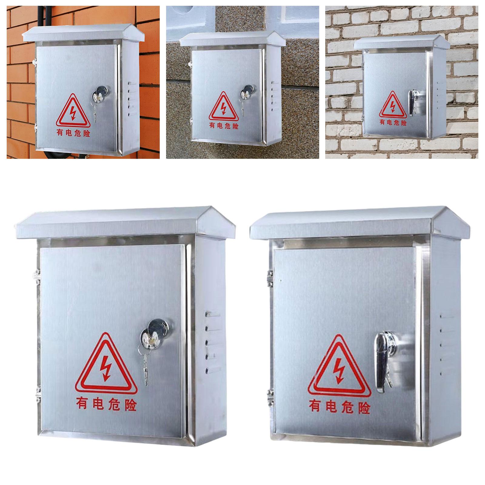 Outdoor Electrical Box Practical Versatile Dustproof Waterproof Junction Box Round Lock
