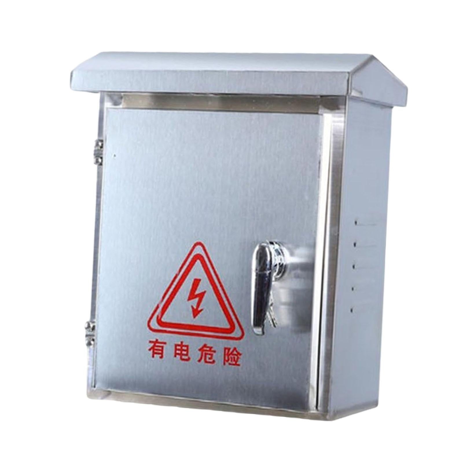 Outdoor Electrical Box Practical Versatile Dustproof Waterproof Junction Box Handle Lock