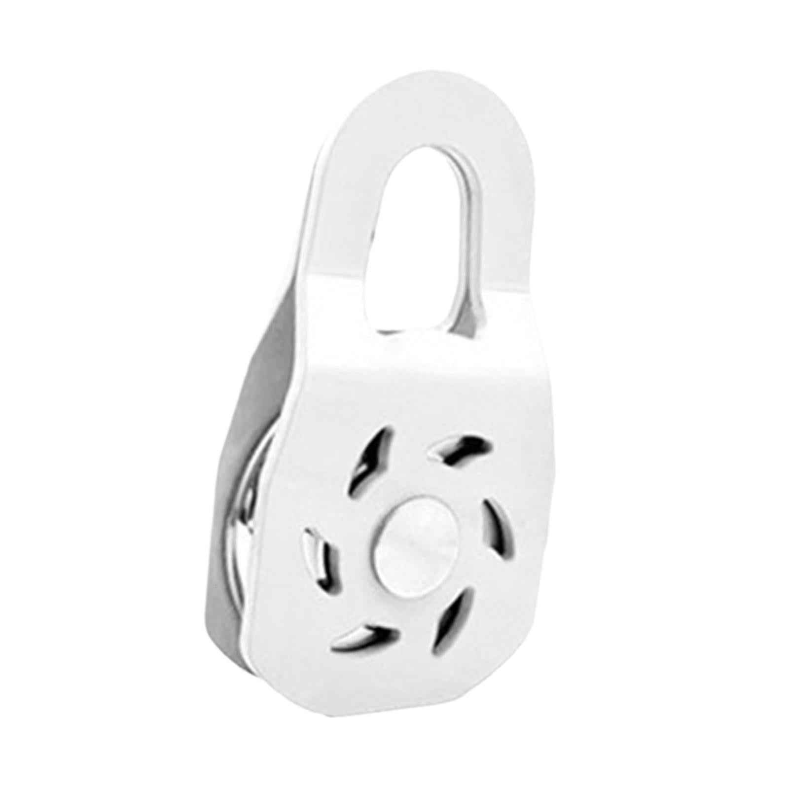 10 Ton Winch Snatch Block Portable Towing Pulley Block for UTV Tractor Truck White