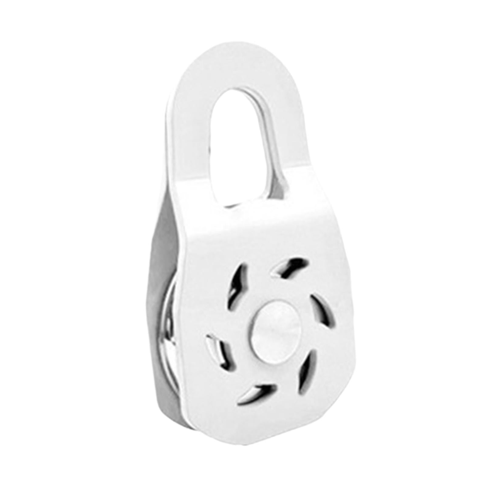 10 Ton Winch Snatch Block Portable Towing Pulley Block for UTV Tractor Truck White