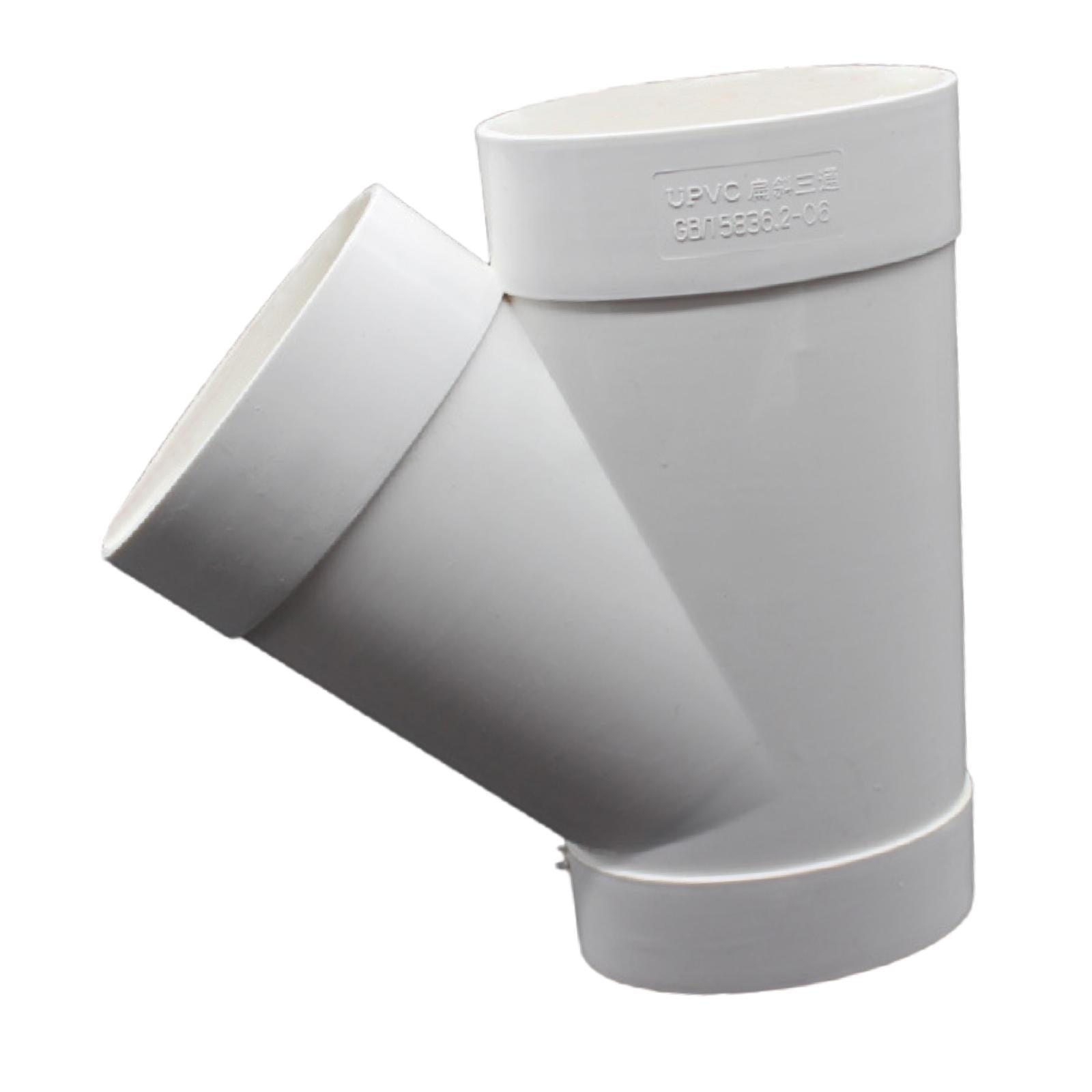 Ventilation Pipe Connector Tool PVC Ducting Adaptor for Hotel Restroom Basin Y 27cmx12.5cmx12.5cm