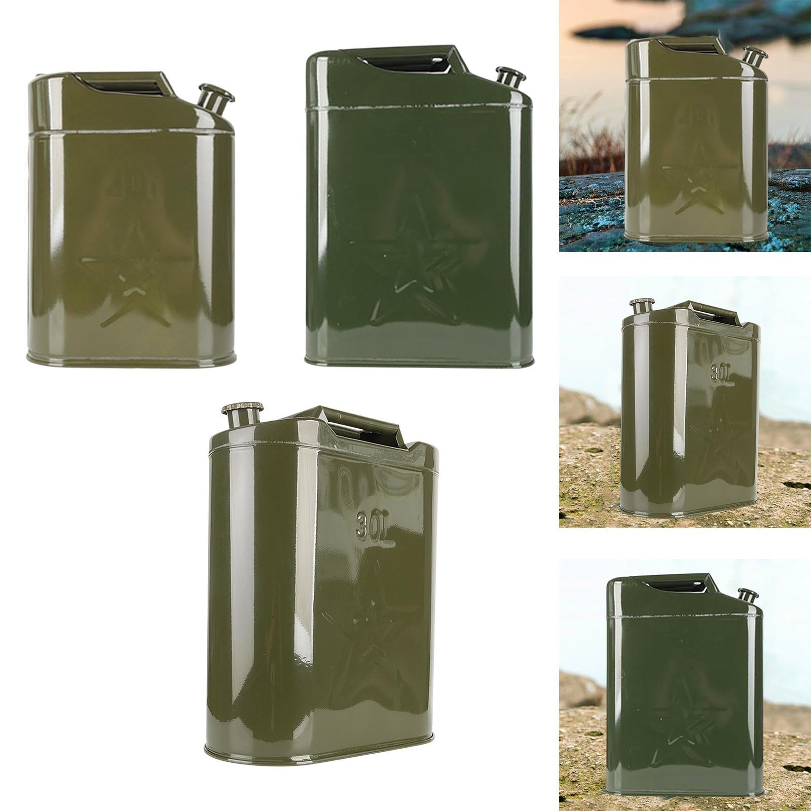 Auto Fuel Tank Lightweight Portable Petrol Can for Overlanding Adventure Car 10L 36.5cmx13cmx28cm