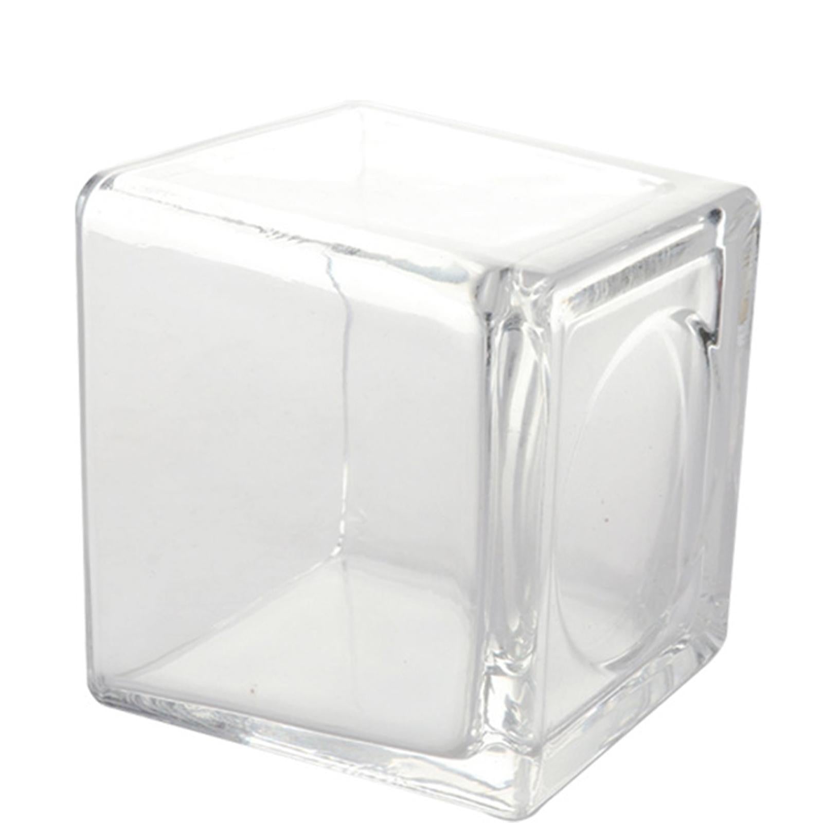 Laboratory Glass Staining Tank Chamber Sturdy with Lid Cylindrical Container 950mml