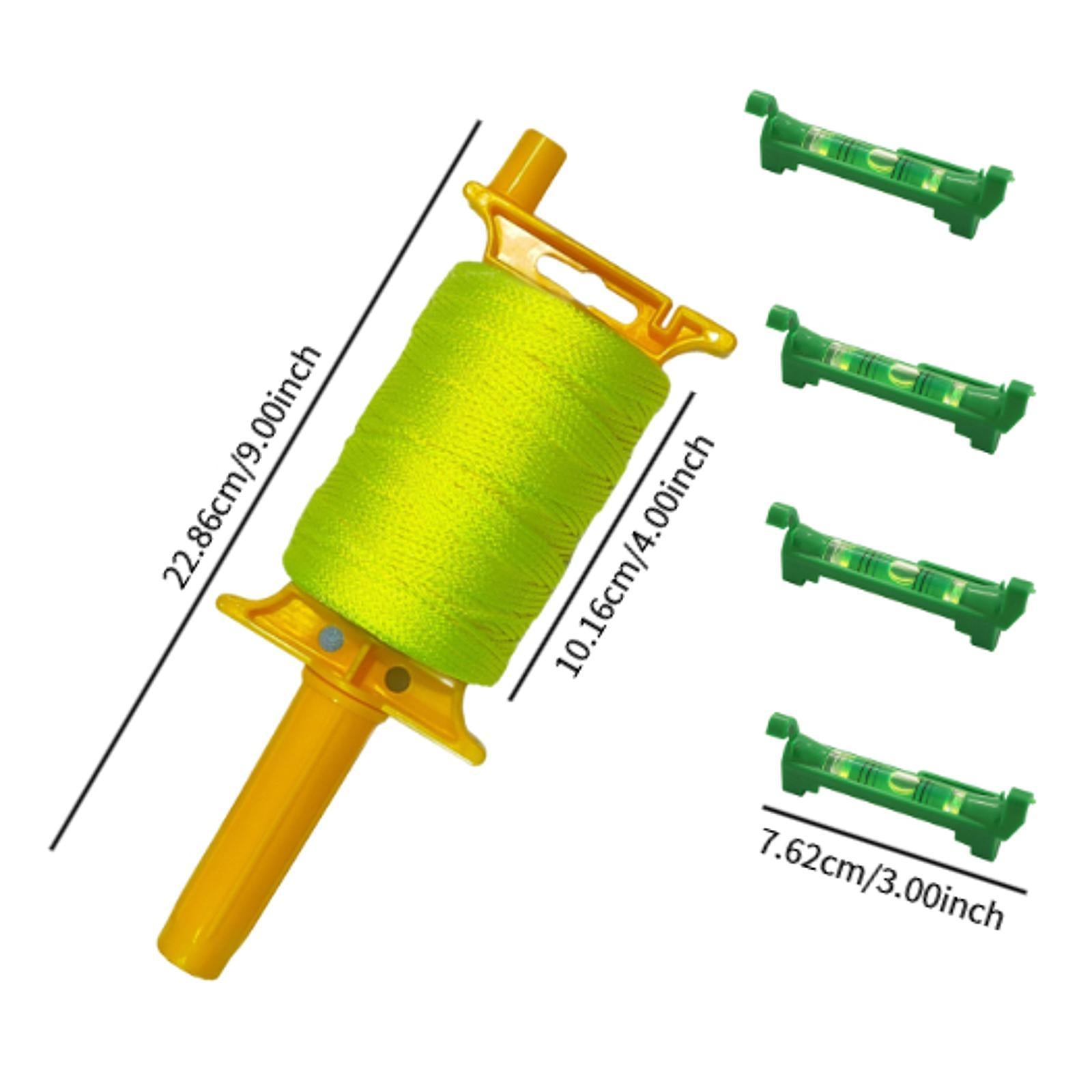 Line String DIY with 5 Built in Levels with Handle Construction String Green
