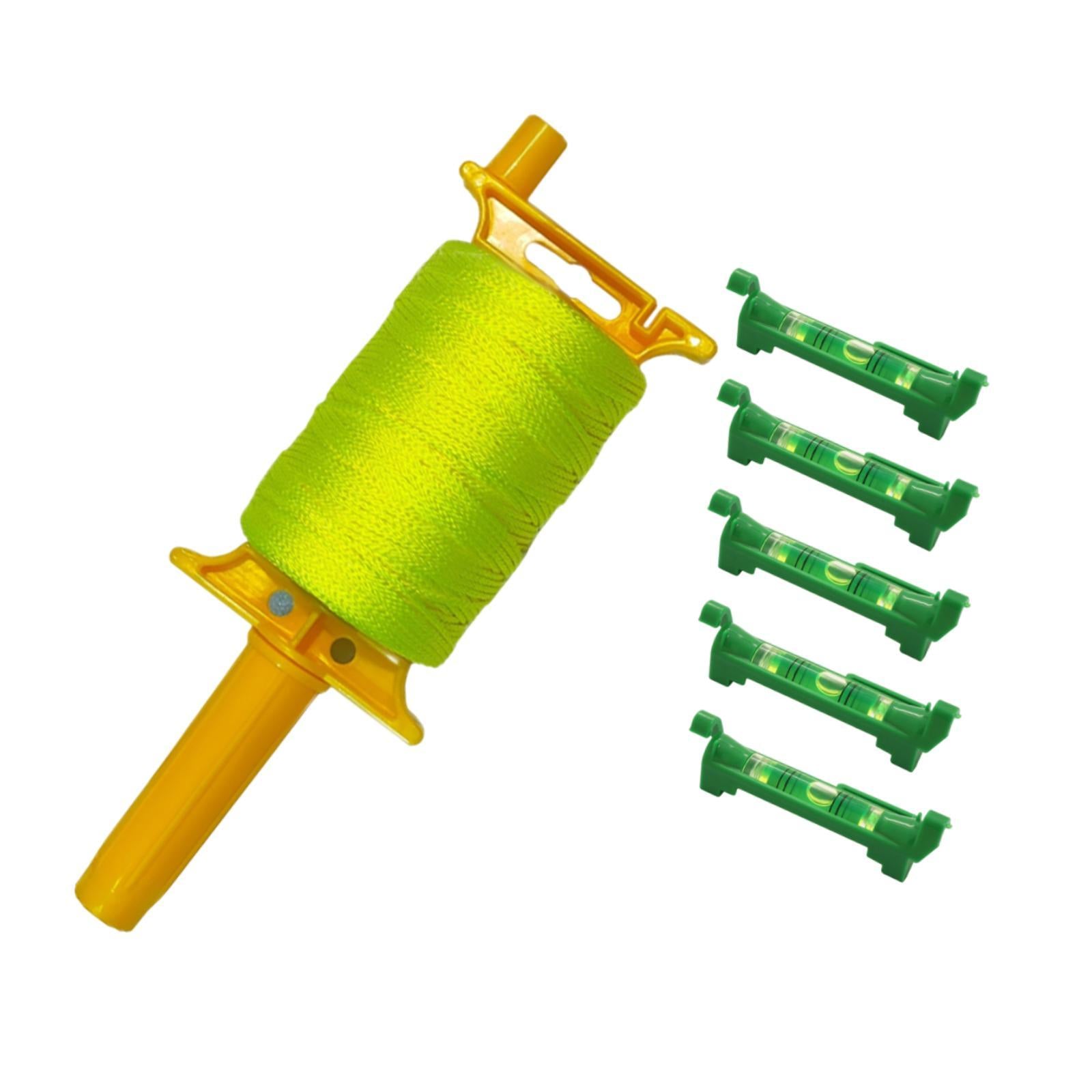 Line String DIY with 5 Built in Levels with Handle Construction String Green