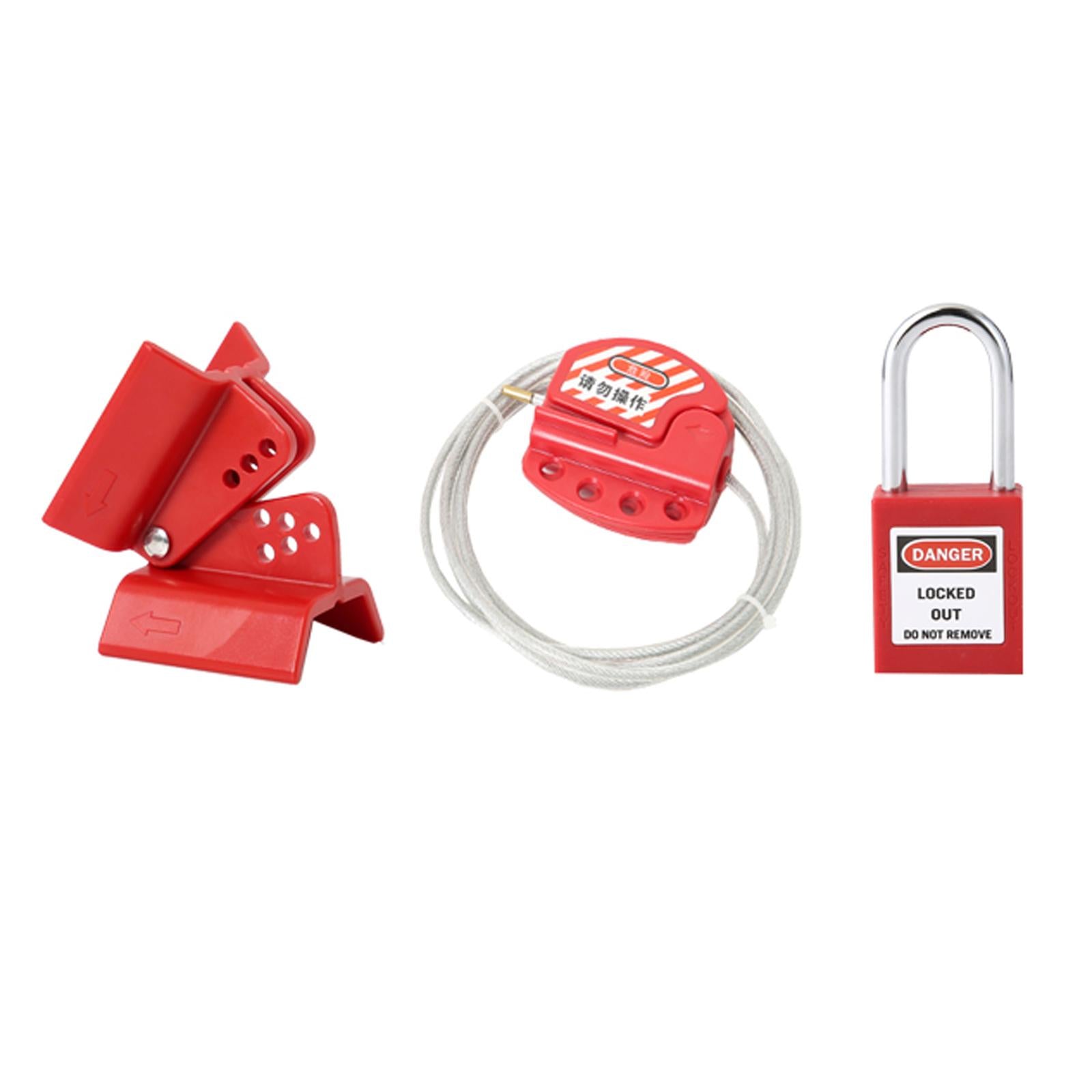Lockout Tagout Cable Lock Versatile for Power Plant Working Equipment Adults