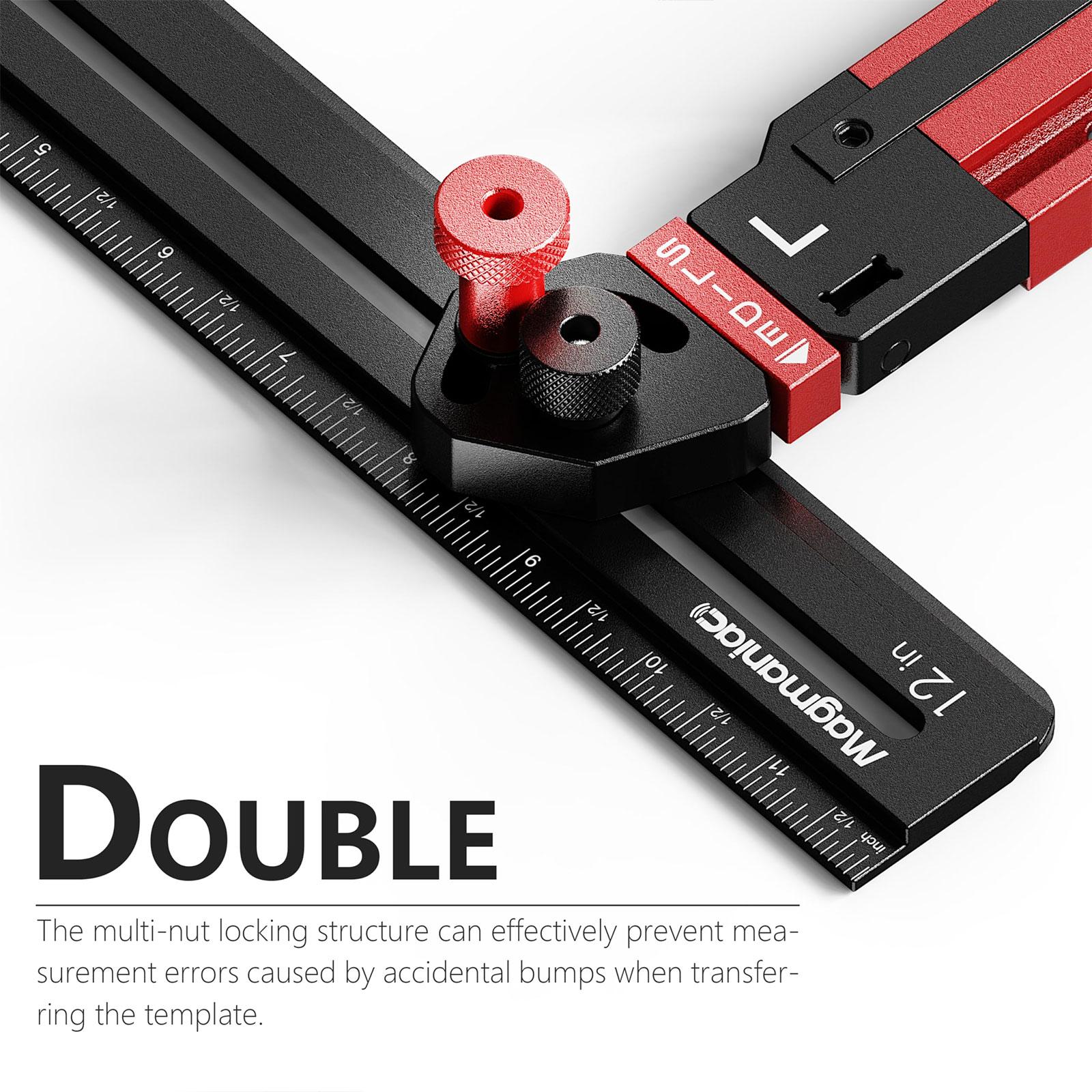 Stair Tread Template Tool Measuring Tool Jig for Shelf Floor Angles Cabinets