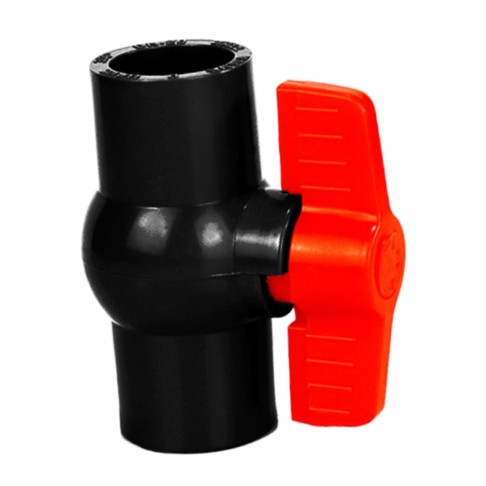 PVC Ball Valve Slip Fitting Aquarium Socket Valve Sewage Pipe Control Valve Inner Dia 5cm