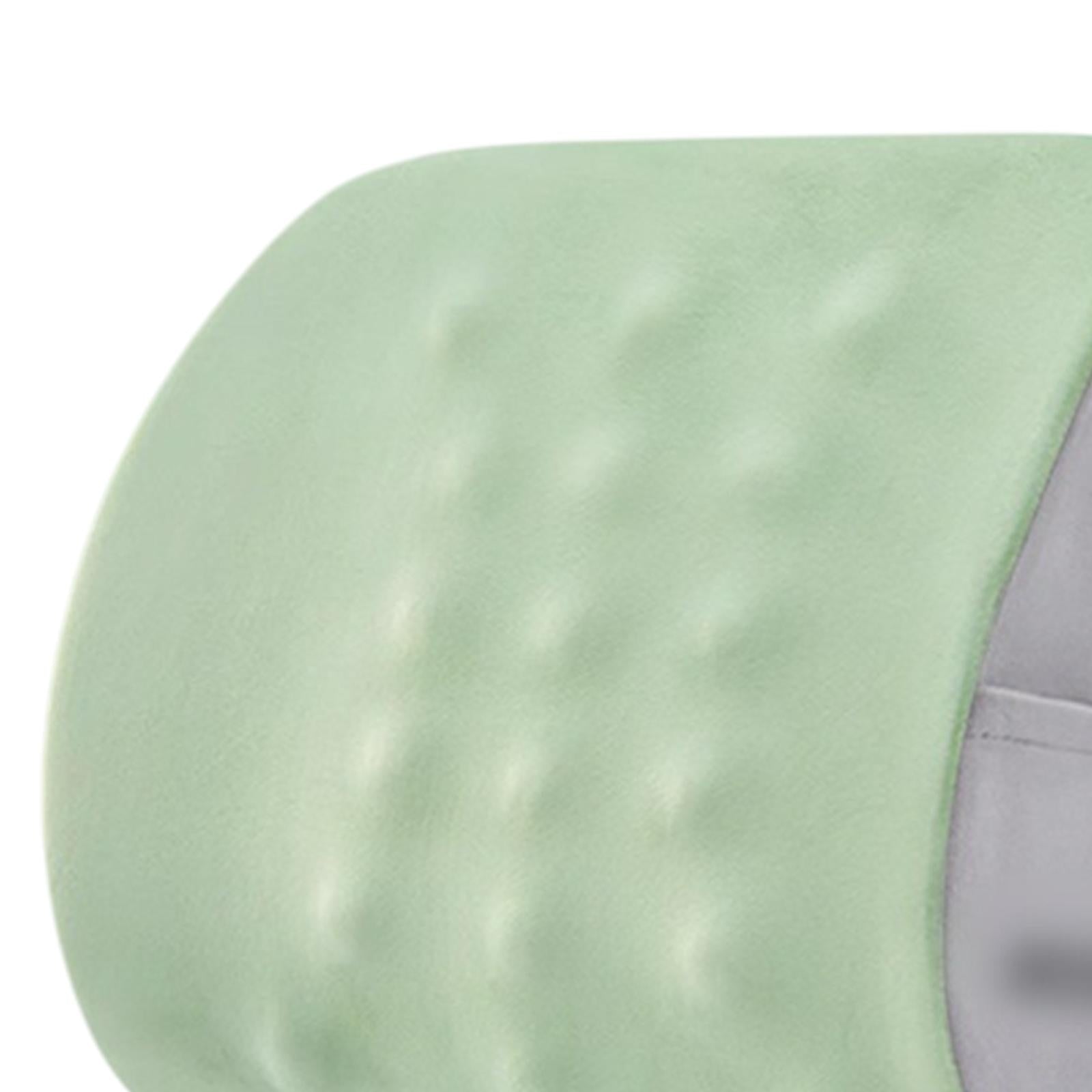 Waist Support Pad Soft Lumbar Support Pillow for Car Plane Office Desk Chair Green