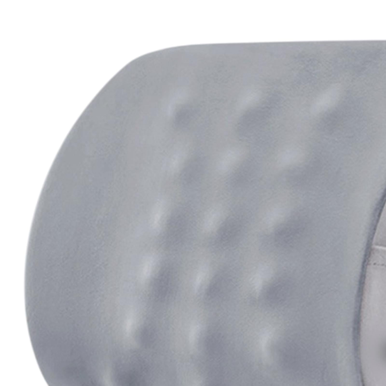 Waist Support Pad Soft Lumbar Support Pillow for Car Plane Office Desk Chair Gray