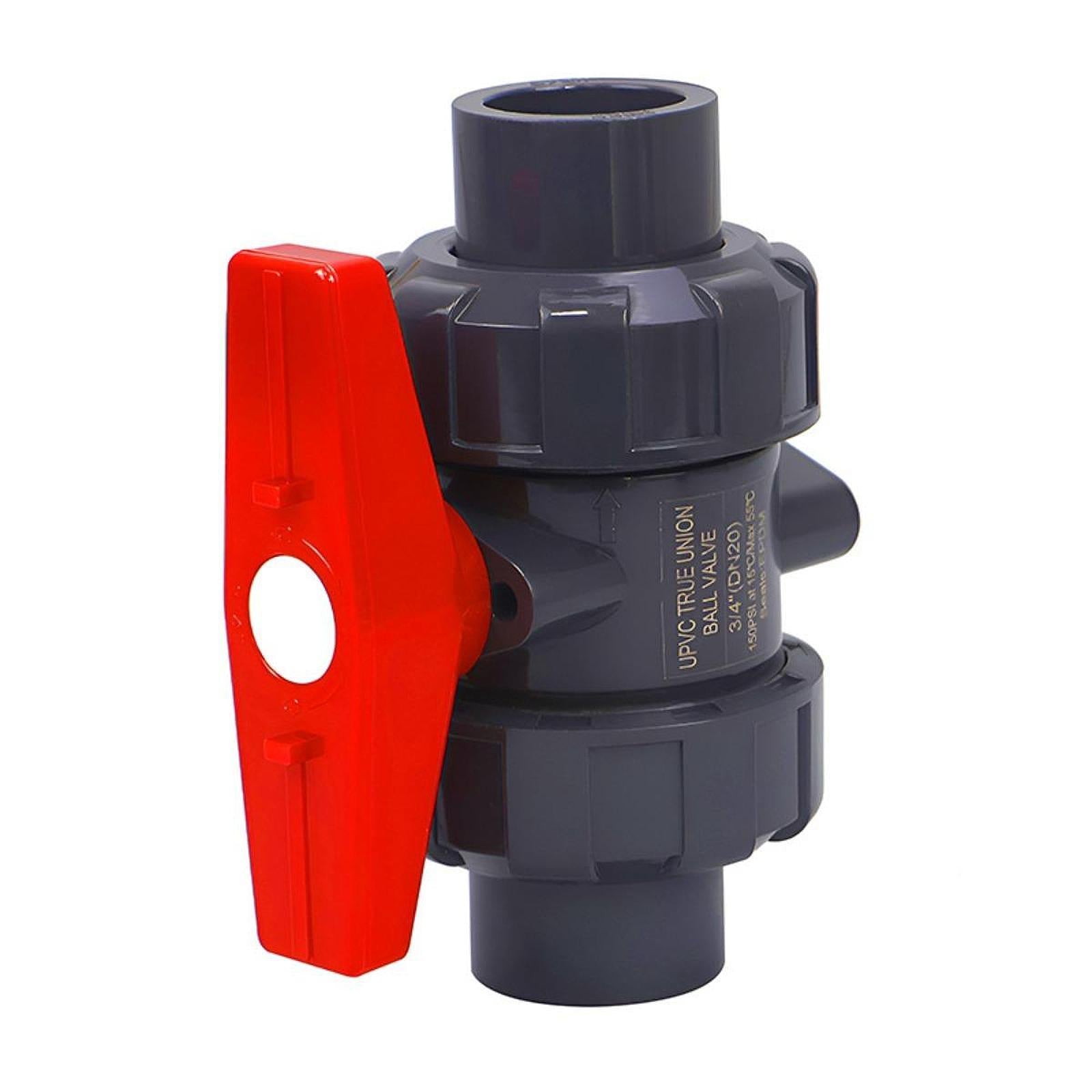 True Union Full Ball Valve 3/4 with Full Port for Pools Aquariums Tubs"