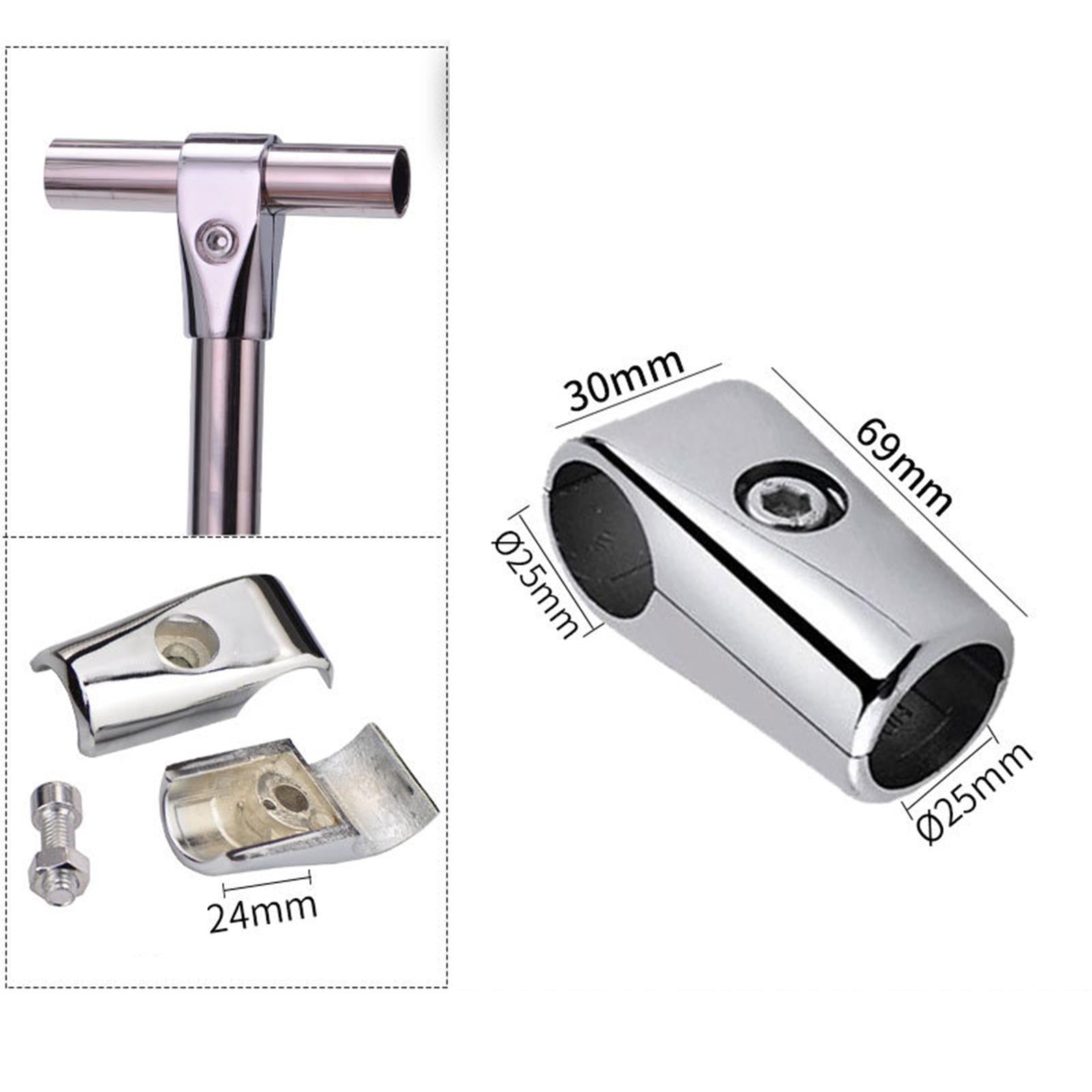 Tee Tube Pipe Connector Inner Dia 0.98 inch Coupling for Scaffold Fence Shed 6.9cmx3cm