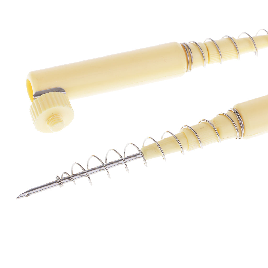 6Pcs/set Embroidery Needle Stitch Tool Set with 2 Spare Needles & Threaders