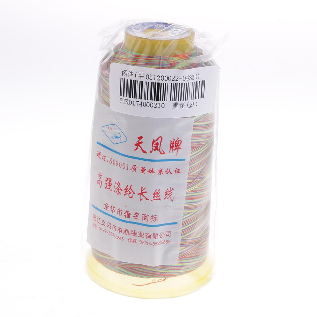 150D Strong Rainbow Polyester Sewing Thread Spool For Shoes Clothes Repair 6