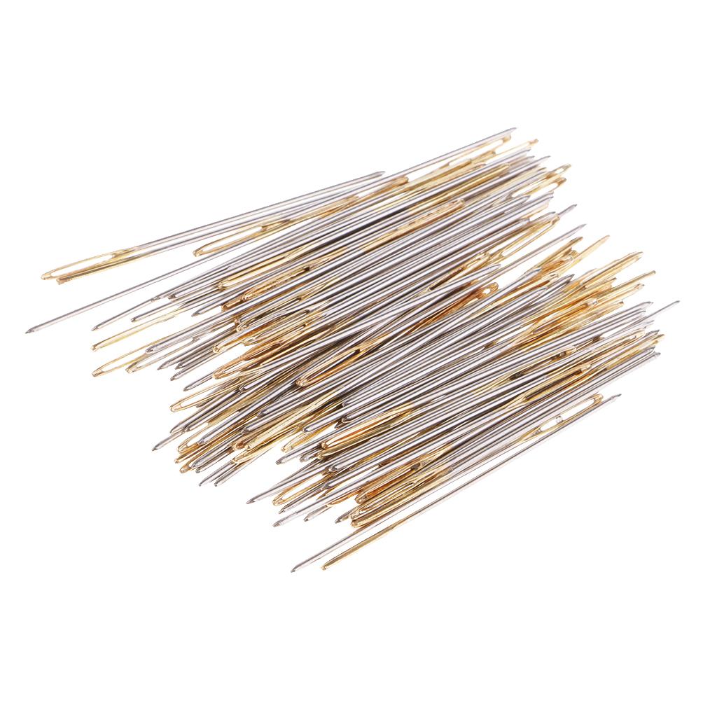 200Pcs/lot Large Eye Embroidery Fabric Cross Stitch Needles Craft Size 24 26