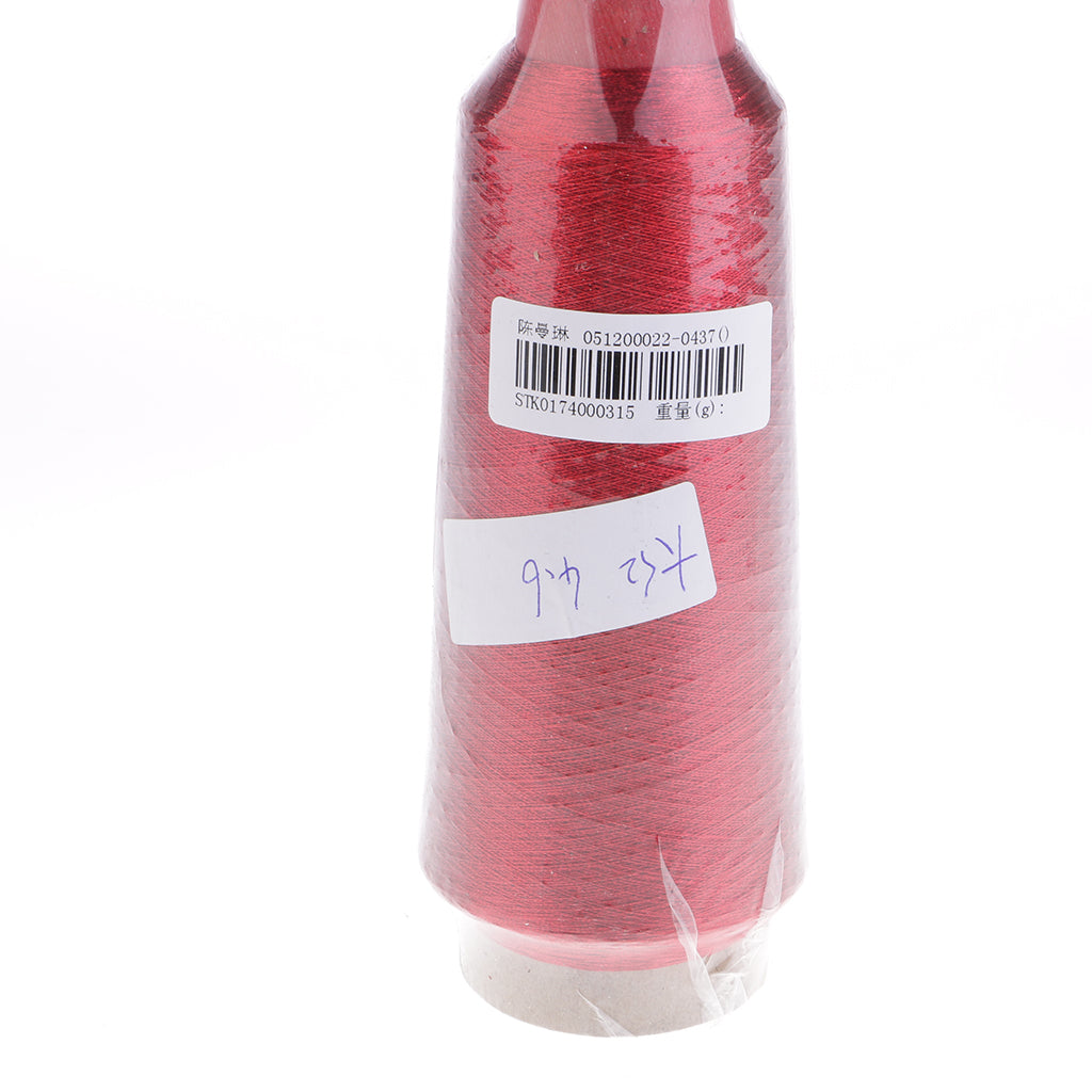 Metallic Machine Embroidery Threads For Computer Cross-stitch Red