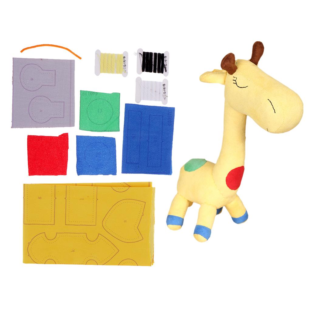 Lovely DIY Felt Crafts Felting Kit For Deer Doll Making Patchwork Sewing