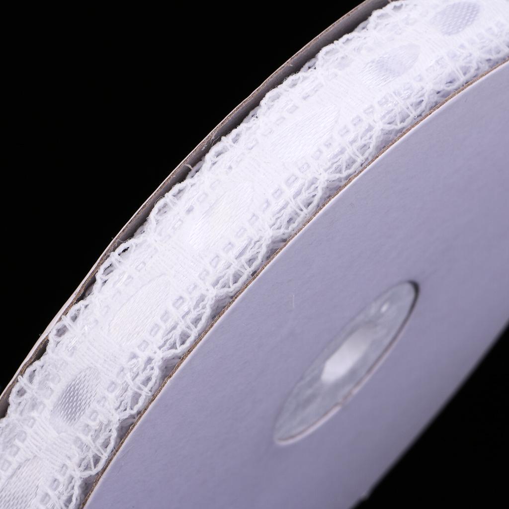 Vintage Lace Trim Printed Embroidery Lace Ribbon Sewing Craft White