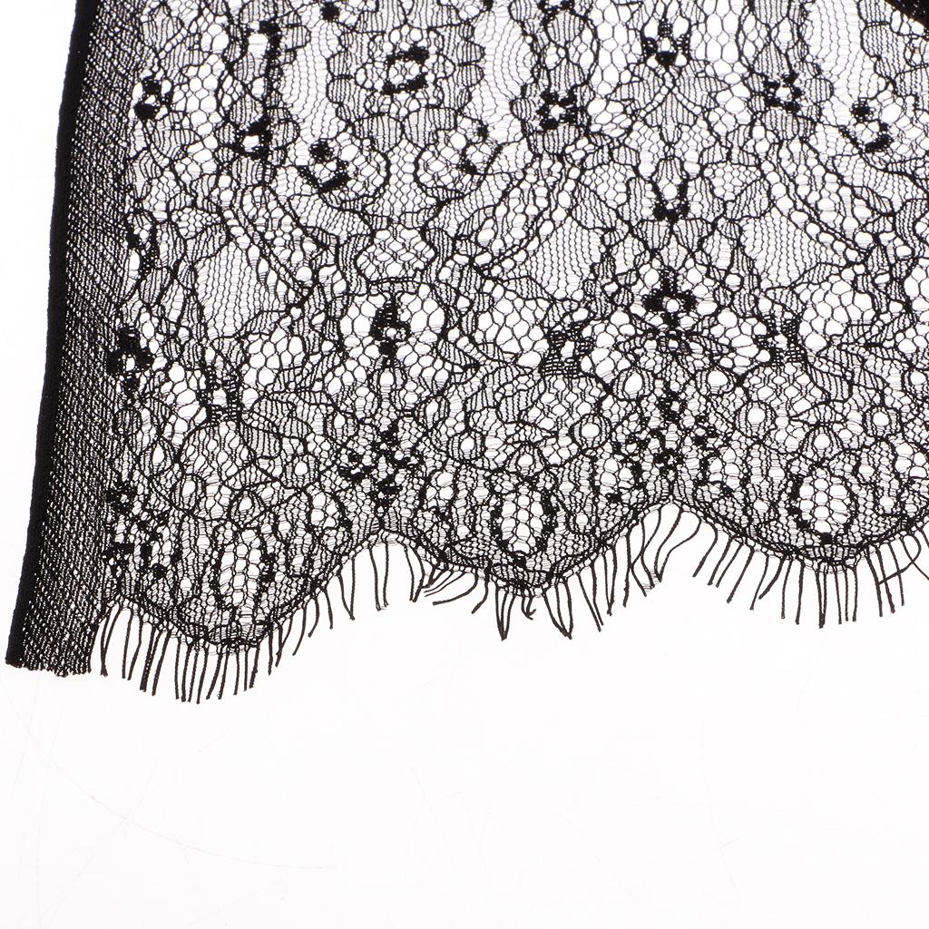3 Yards 22cm Large Floral Lace Trim Ribbon Mesh Trimming Sewing Ribbon Craft