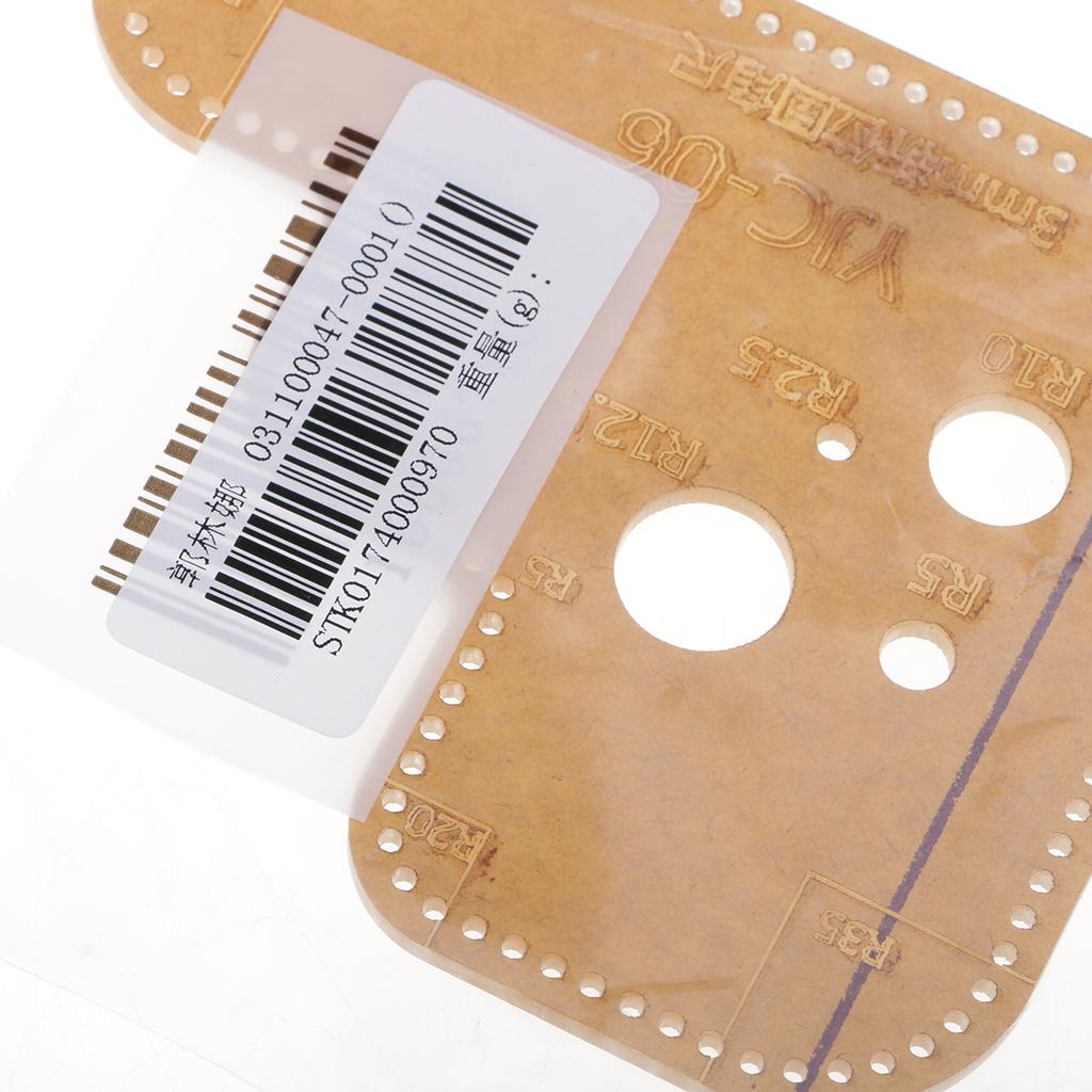 1pc Leather Craft Acrylic Cutting Circle Corner Stitching Template 3mm