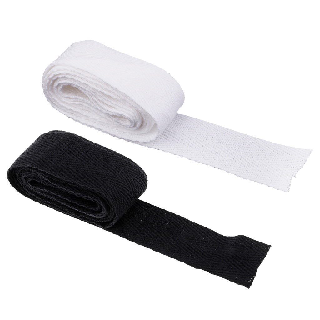 1.2M Sewing Cotton Binding Tape Bias Webbing Strap Ribbon Craft 25mm White