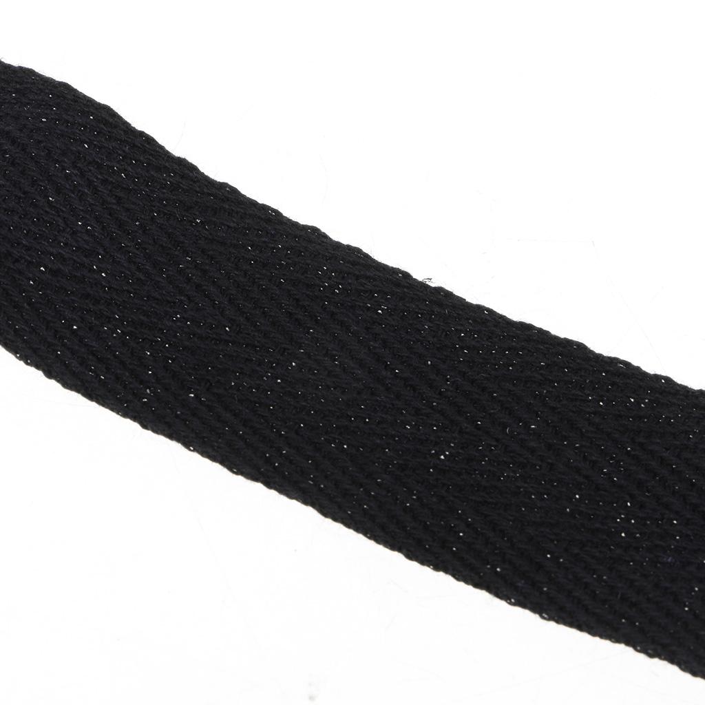 1.2M Sewing Cotton Binding Tape Bias Webbing Strap Ribbon Craft 25mm Black