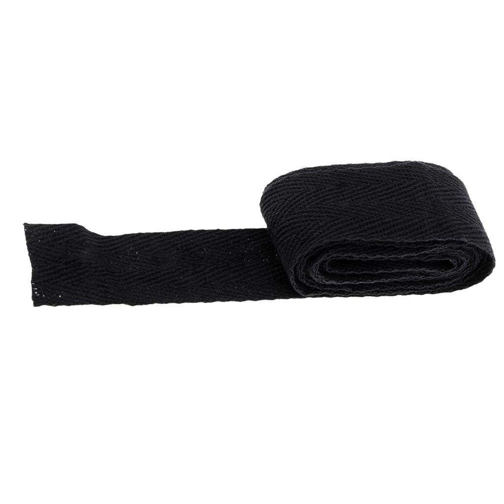 1.2M Sewing Cotton Binding Tape Bias Webbing Strap Ribbon Craft 25mm Black