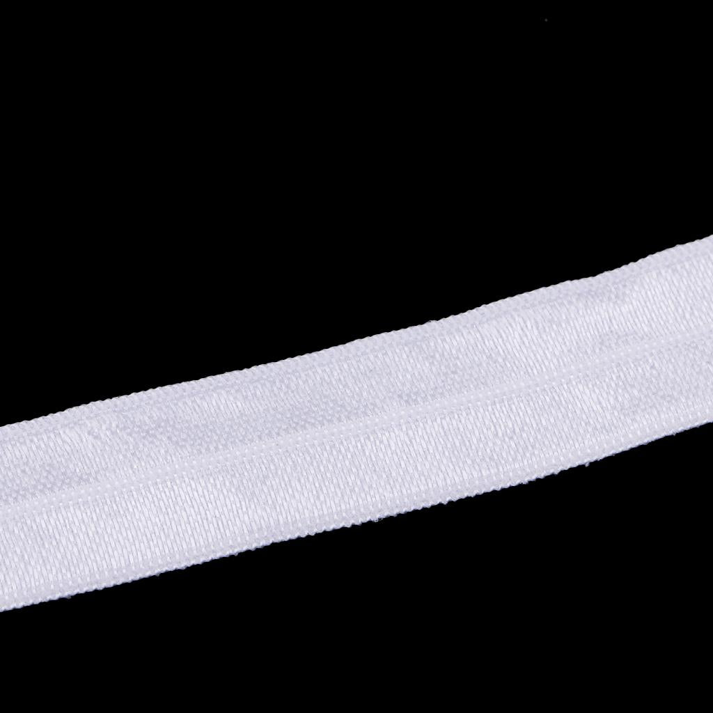 10 Meters Cotton Elastic Band Sewing Trims 15mm Width White