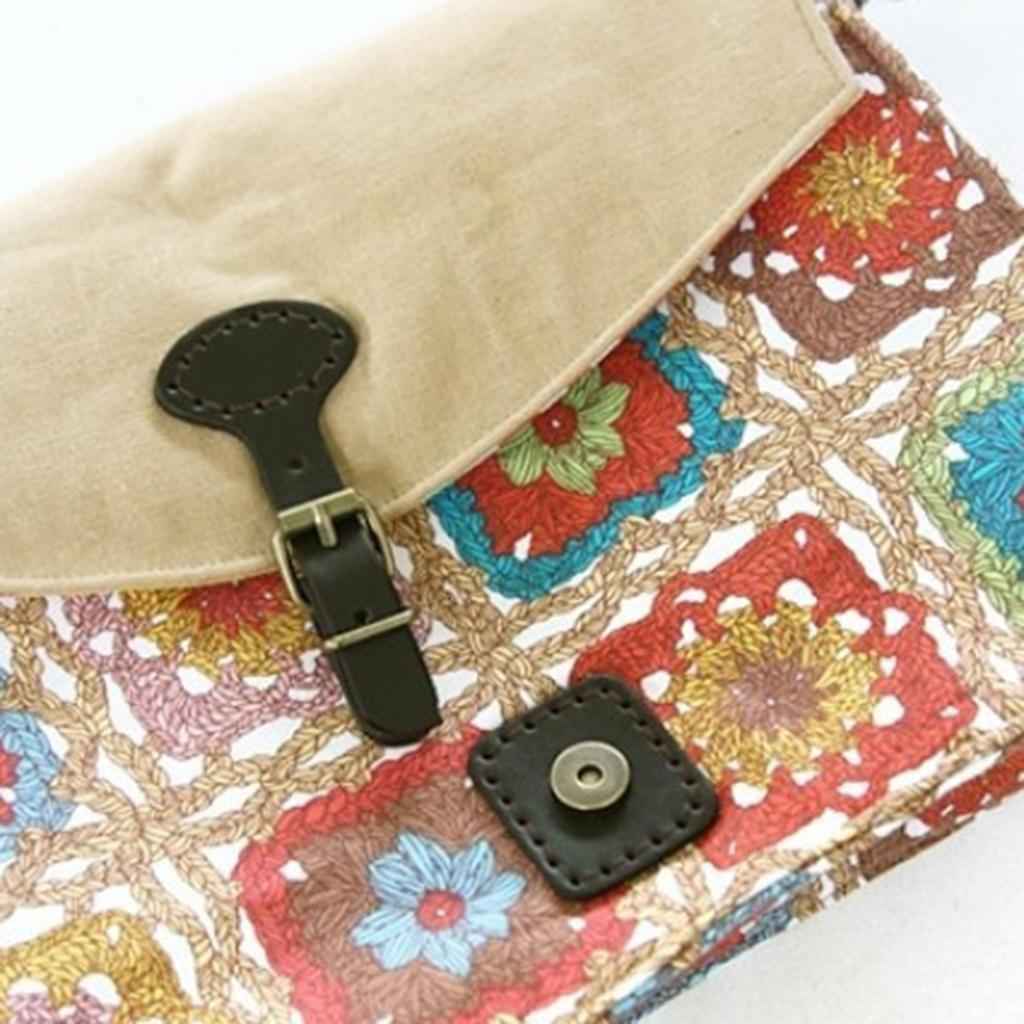 Sew on Leather Magnetic Snap Buckles DIY Bag Handbag Replacement Black