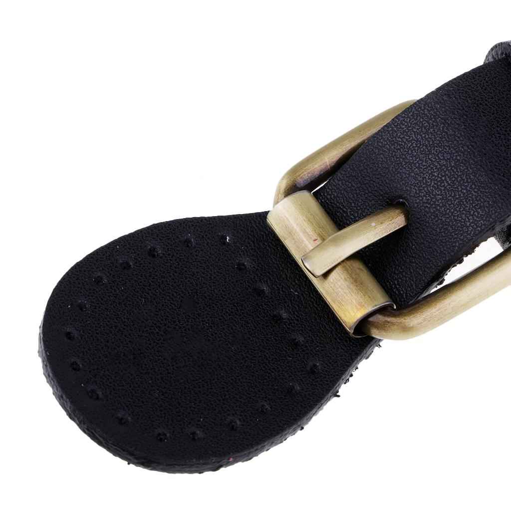 Sew on Leather Magnetic Snap Buckles DIY Bag Handbag Replacement Black