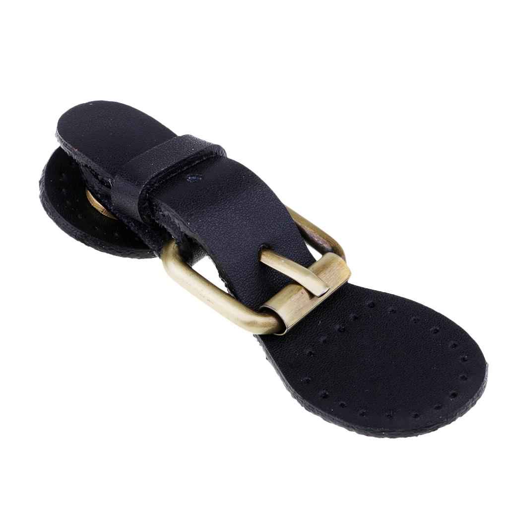 Sew on Leather Magnetic Snap Buckles DIY Bag Handbag Replacement Black